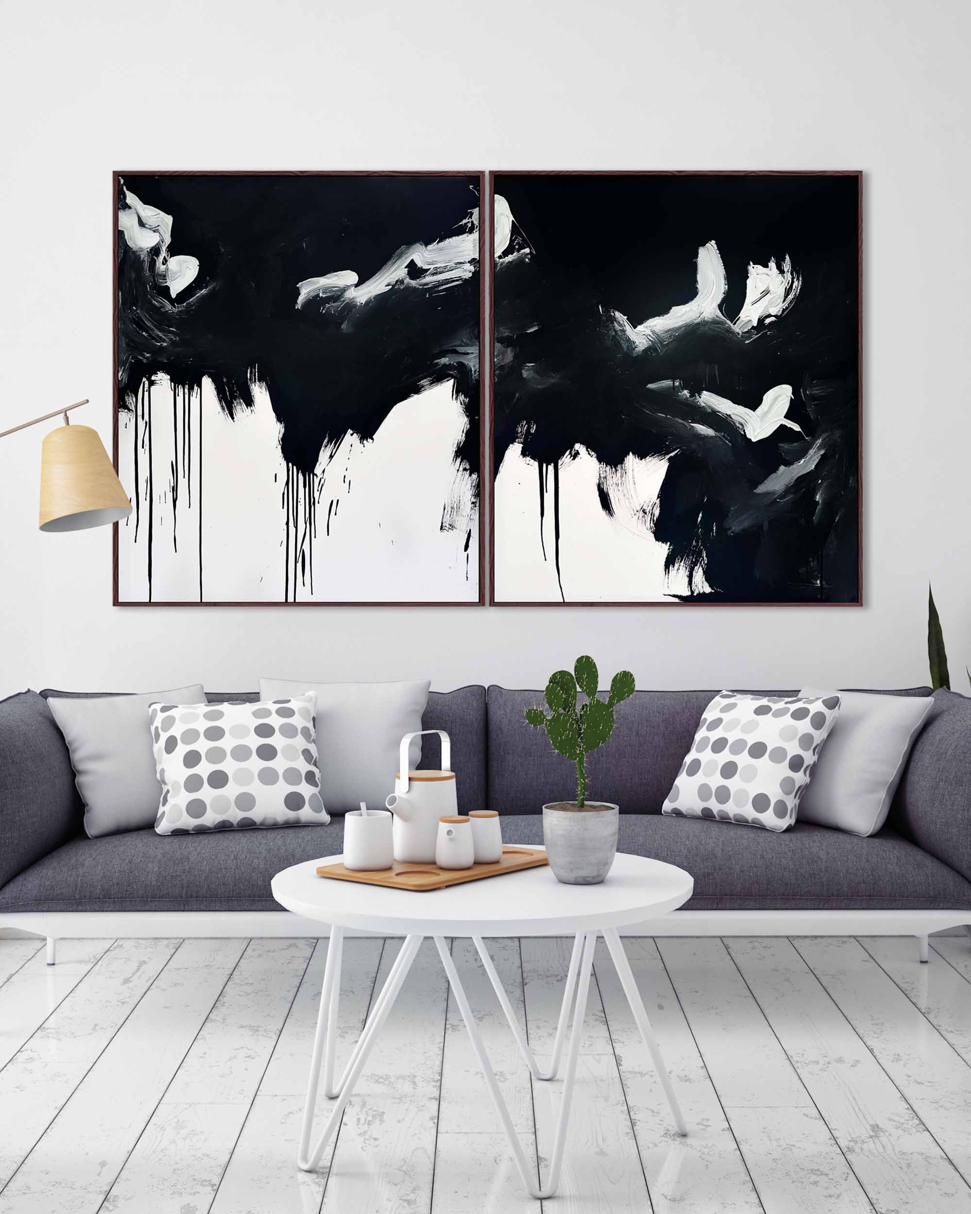 The Peak | Diptych Original Paintings | 200x120cm