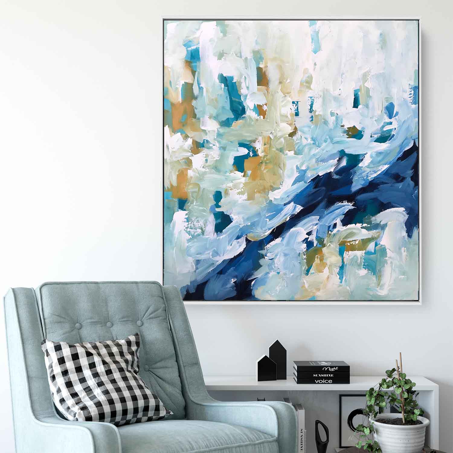 When The Moment Comes Part 2 - 92x102 cm - Original Painting