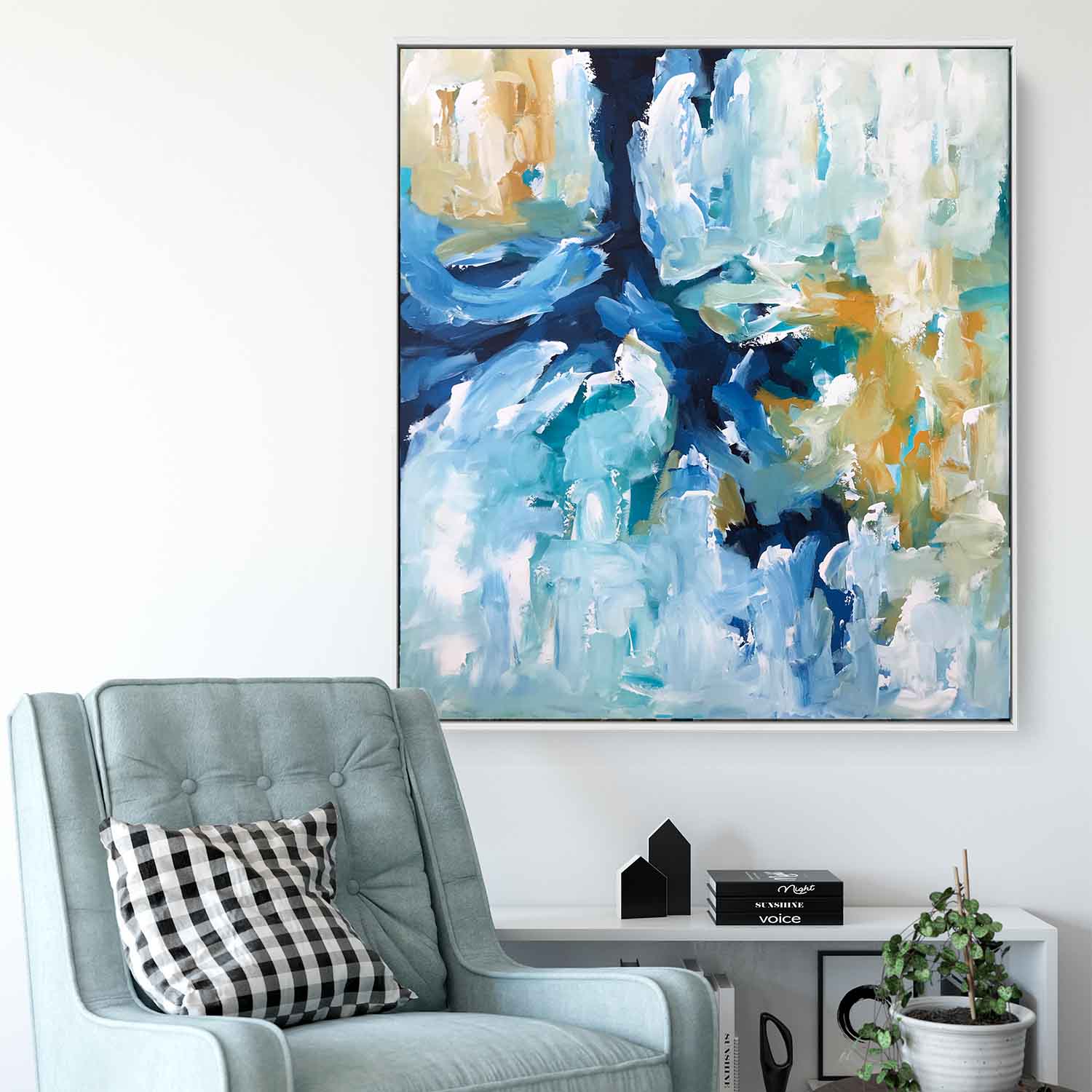 When The Moment Comes Part 1 - 92x102 cm - Original Painting