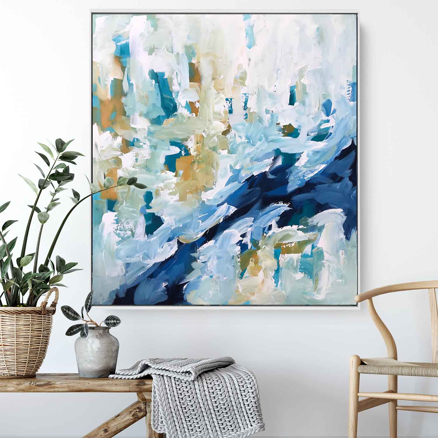 When The Moment Comes Part 2 - 92x102 cm - Original Painting