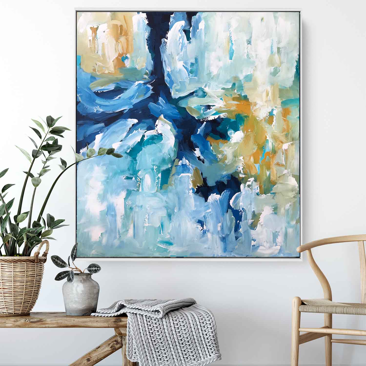 When The Moment Comes Part 1 - 92x102 cm - Original Painting