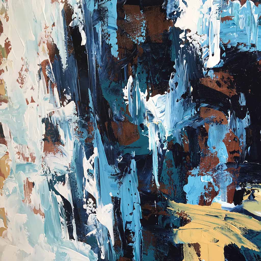The Waterfall 3 - 152x92 cm - Original Painting