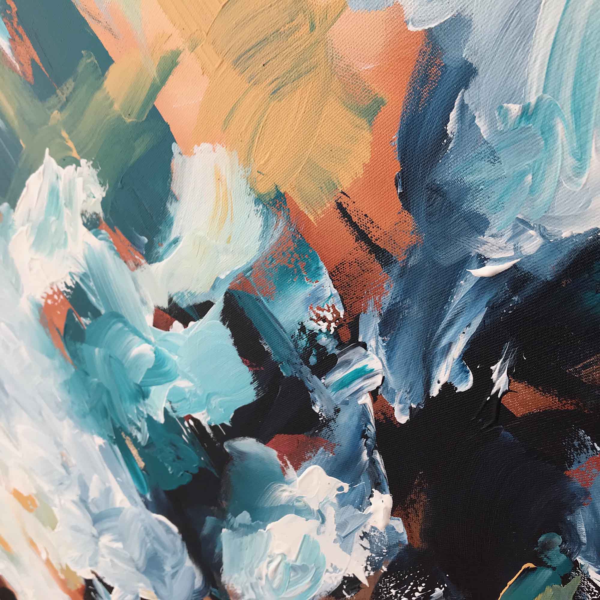 The Storm Within - 182x102 cm - Original Painting
