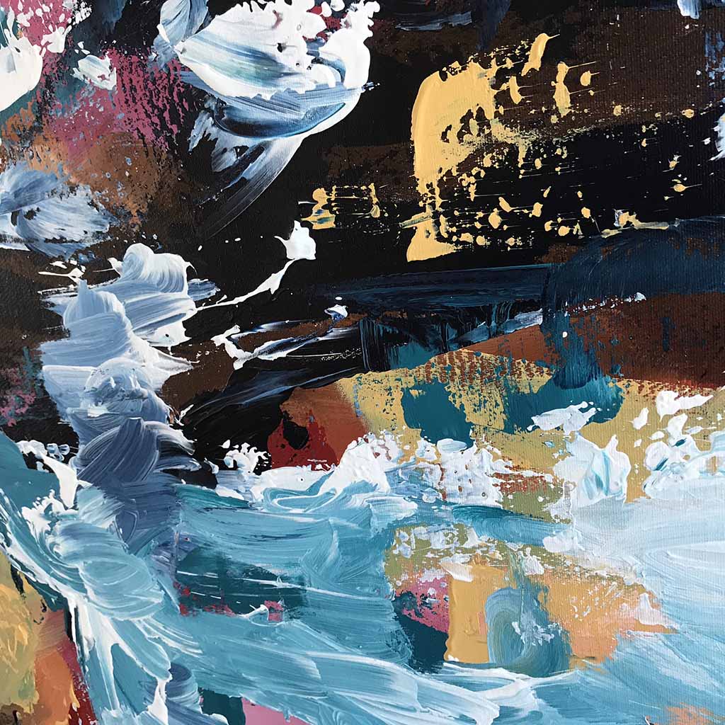 The Uncertain Path Part 2 - 102x50 cm - Original Painting