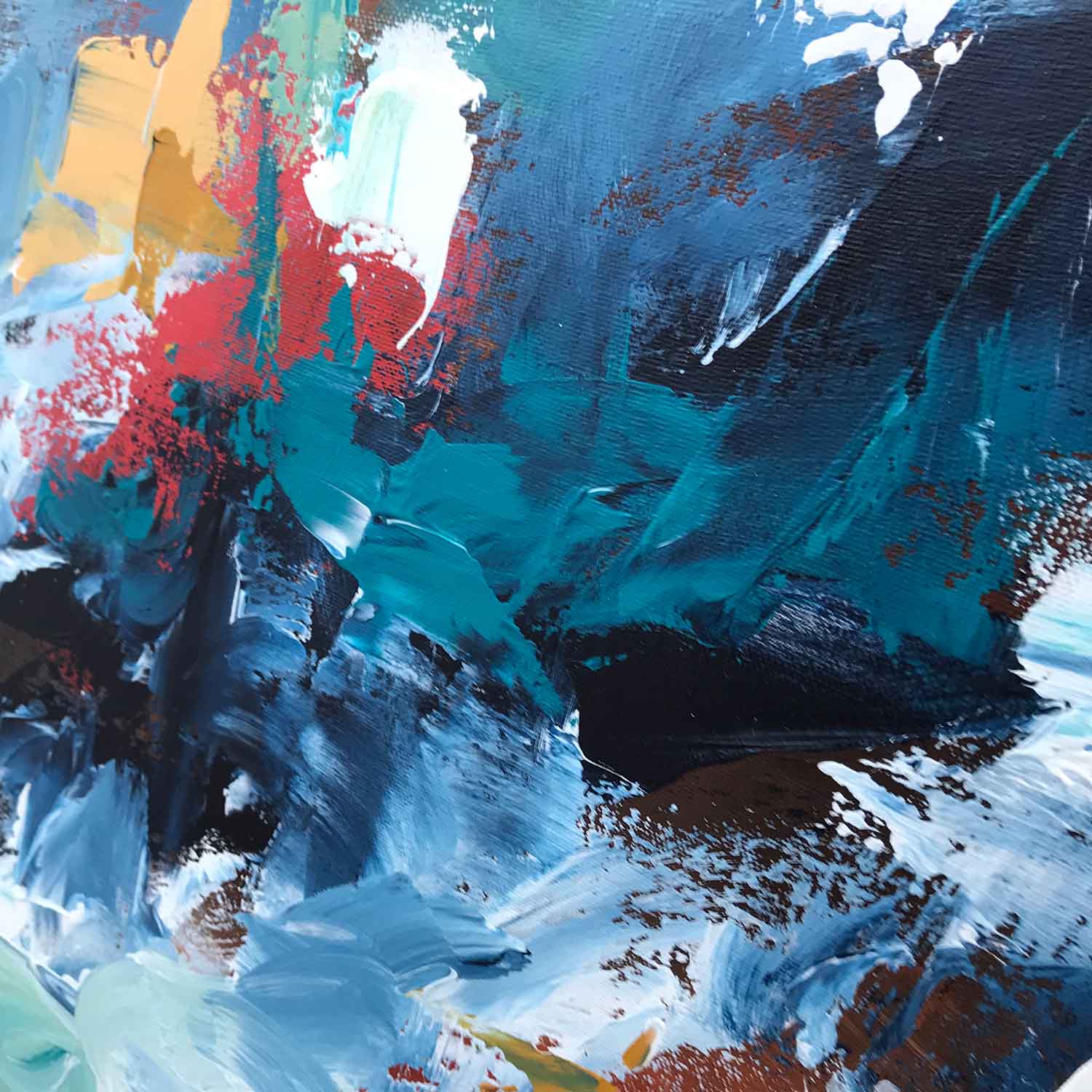 The World I Used To Know - 122x122 cm - Original Painting