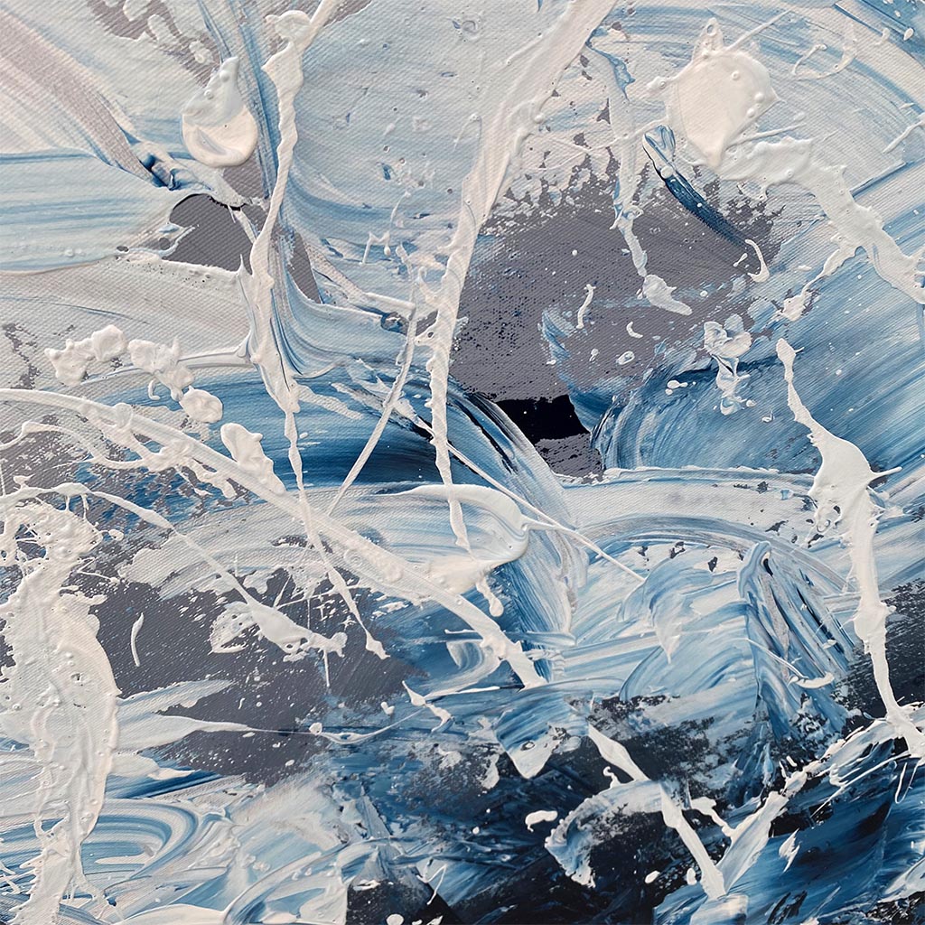 Waterfall - 120x90 cm - Original Painting