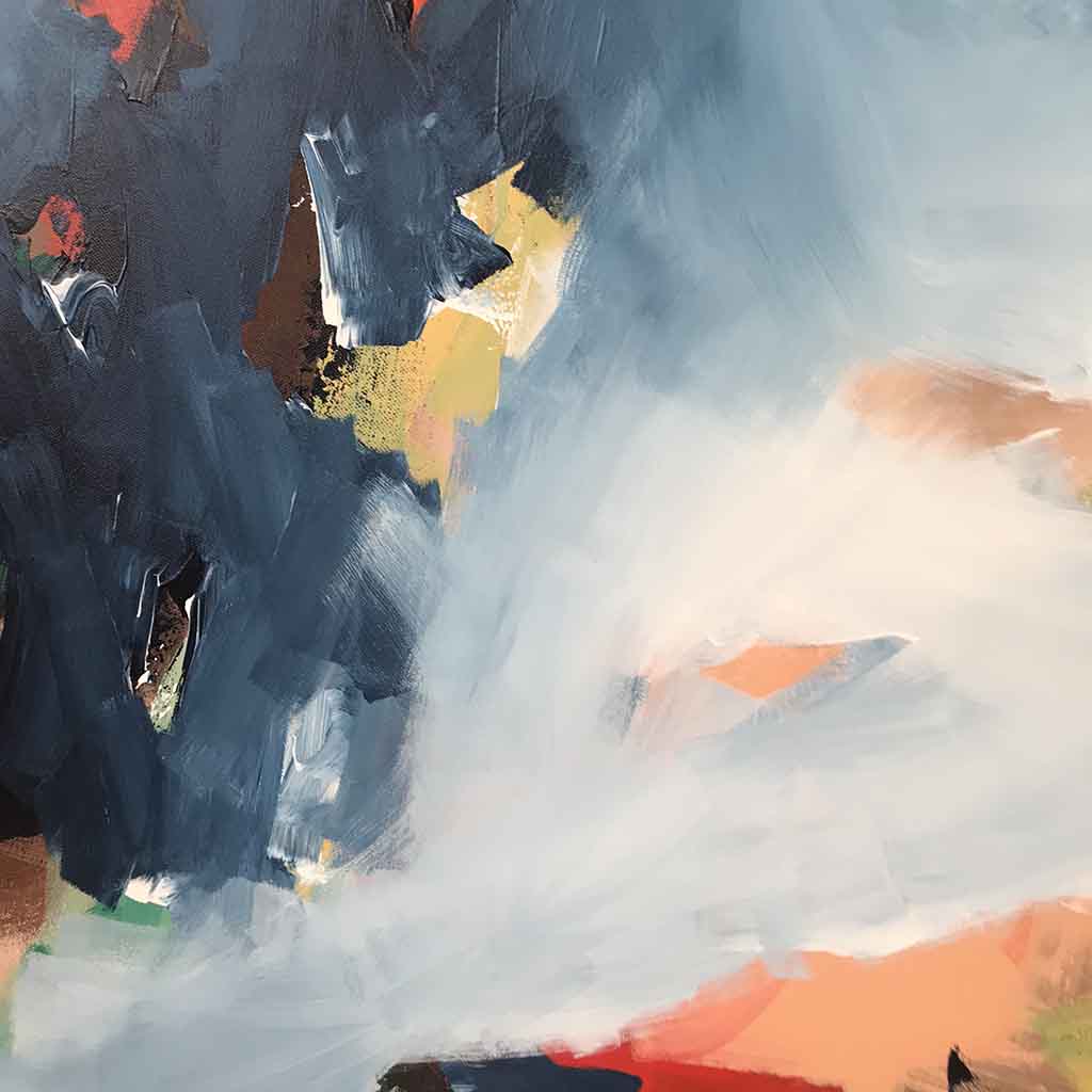 The Riverbank - 122x76 cm - Original Painting