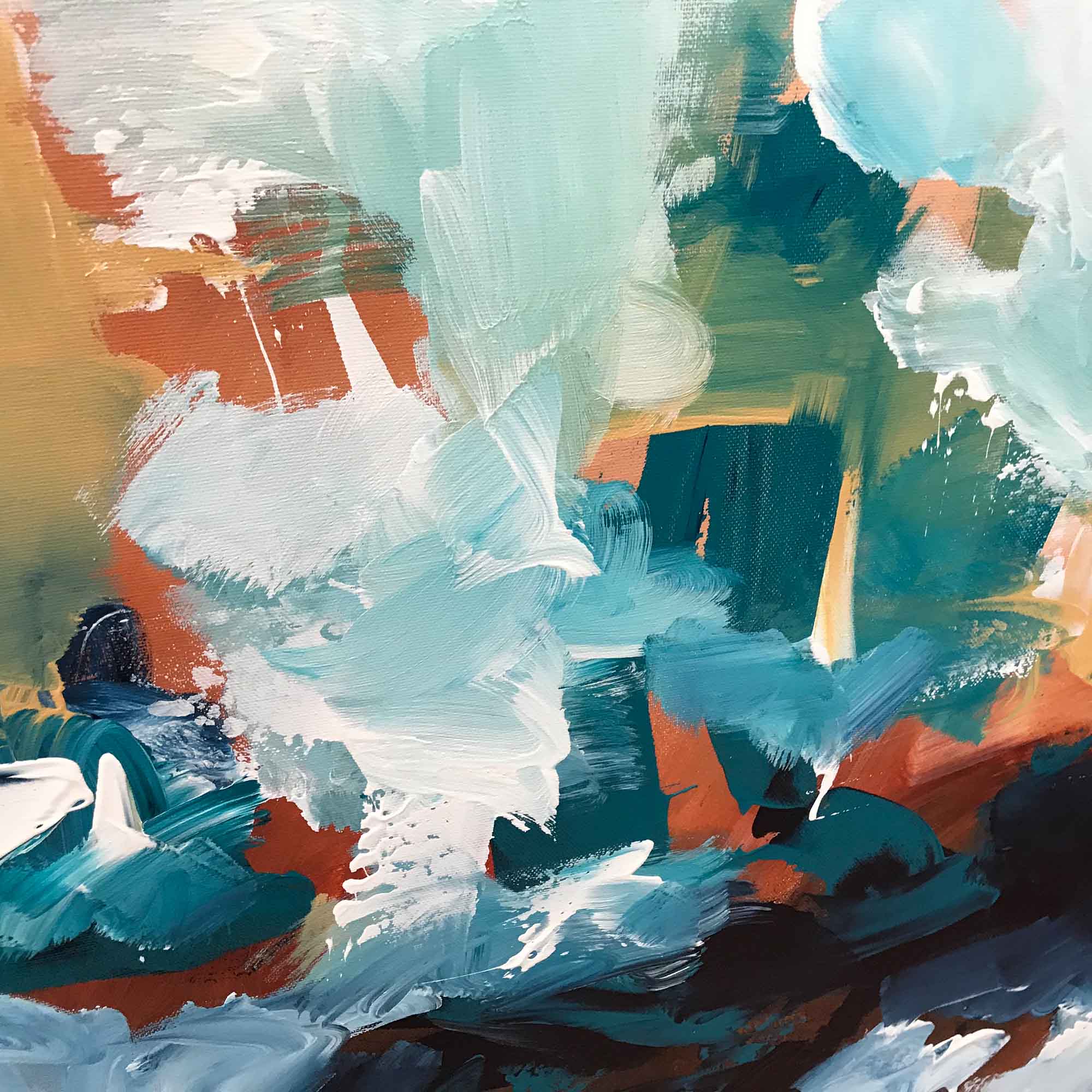 The Silent Tide - 102x92 cm - Original Painting