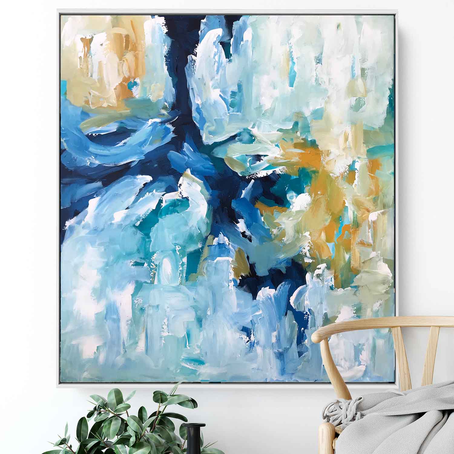When The Moment Comes Part 1 - 92x102 cm - Original Painting
