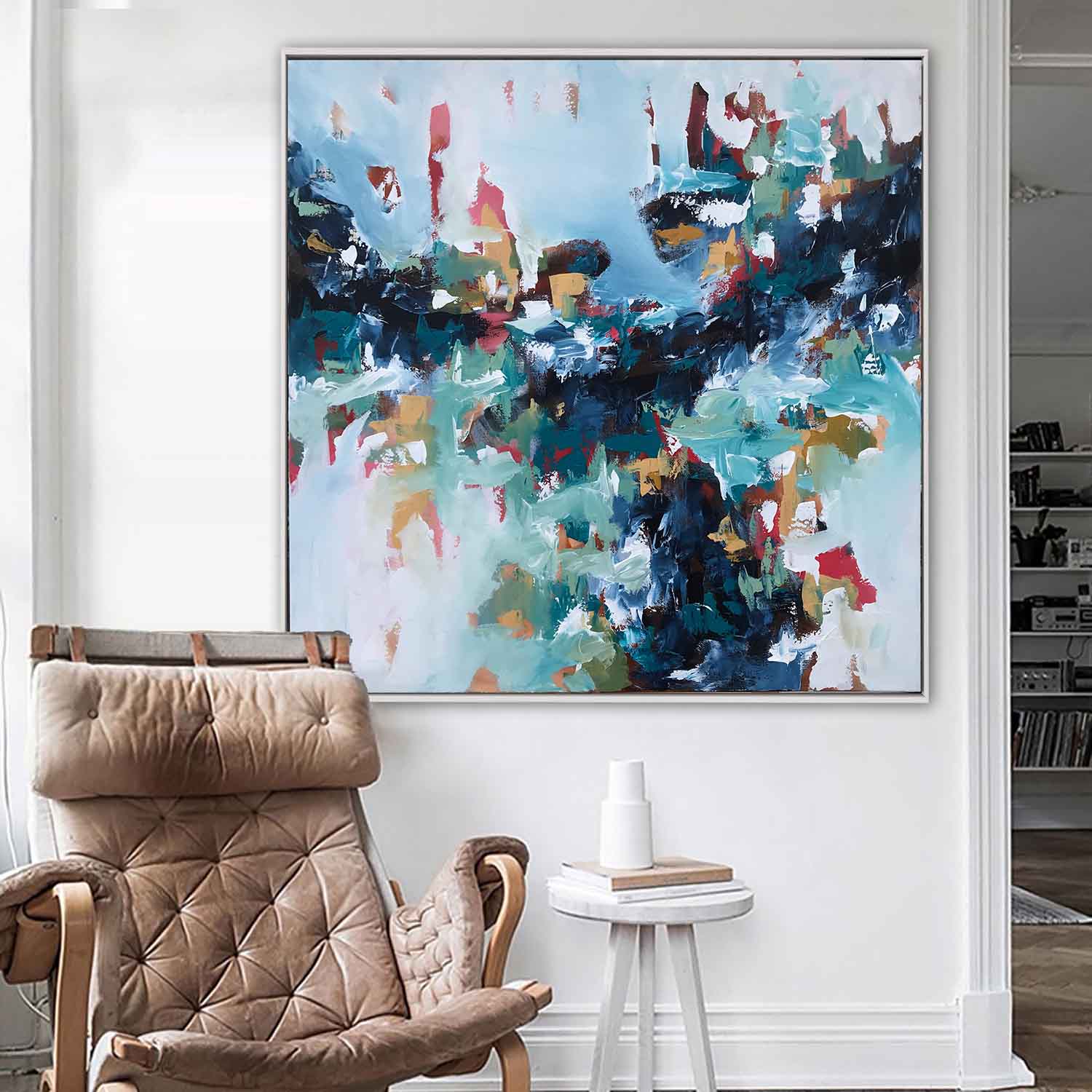 The World I Used To Know - 122x122 cm - Original Painting