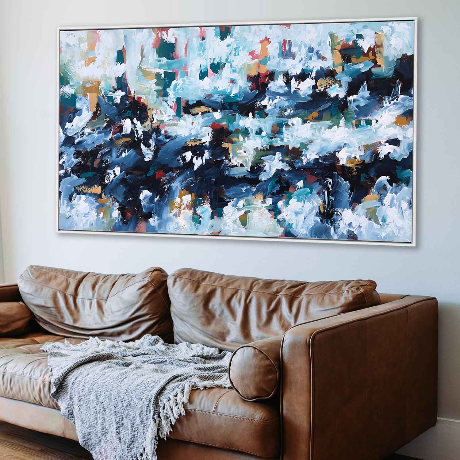 The Risk Is Worth The Gain - 152x92 cm - Original Painting