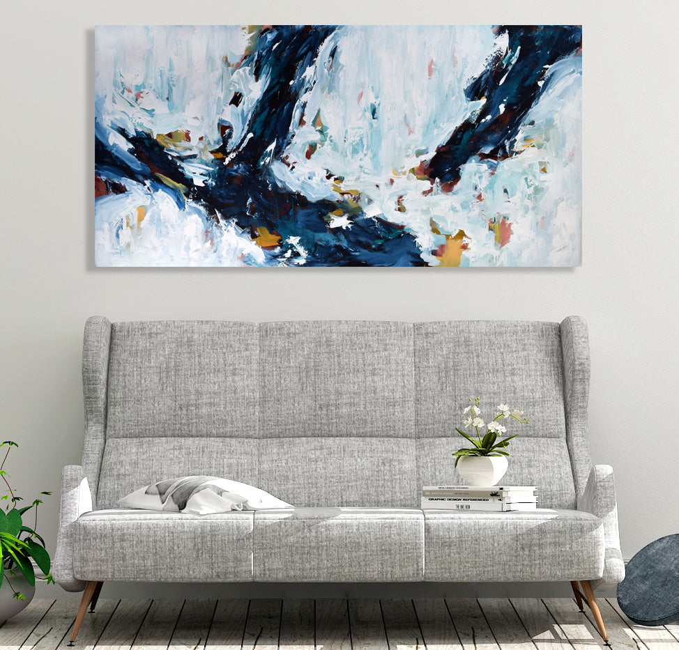 When Gravity Gives Way - 152x76 cm - Original Painting