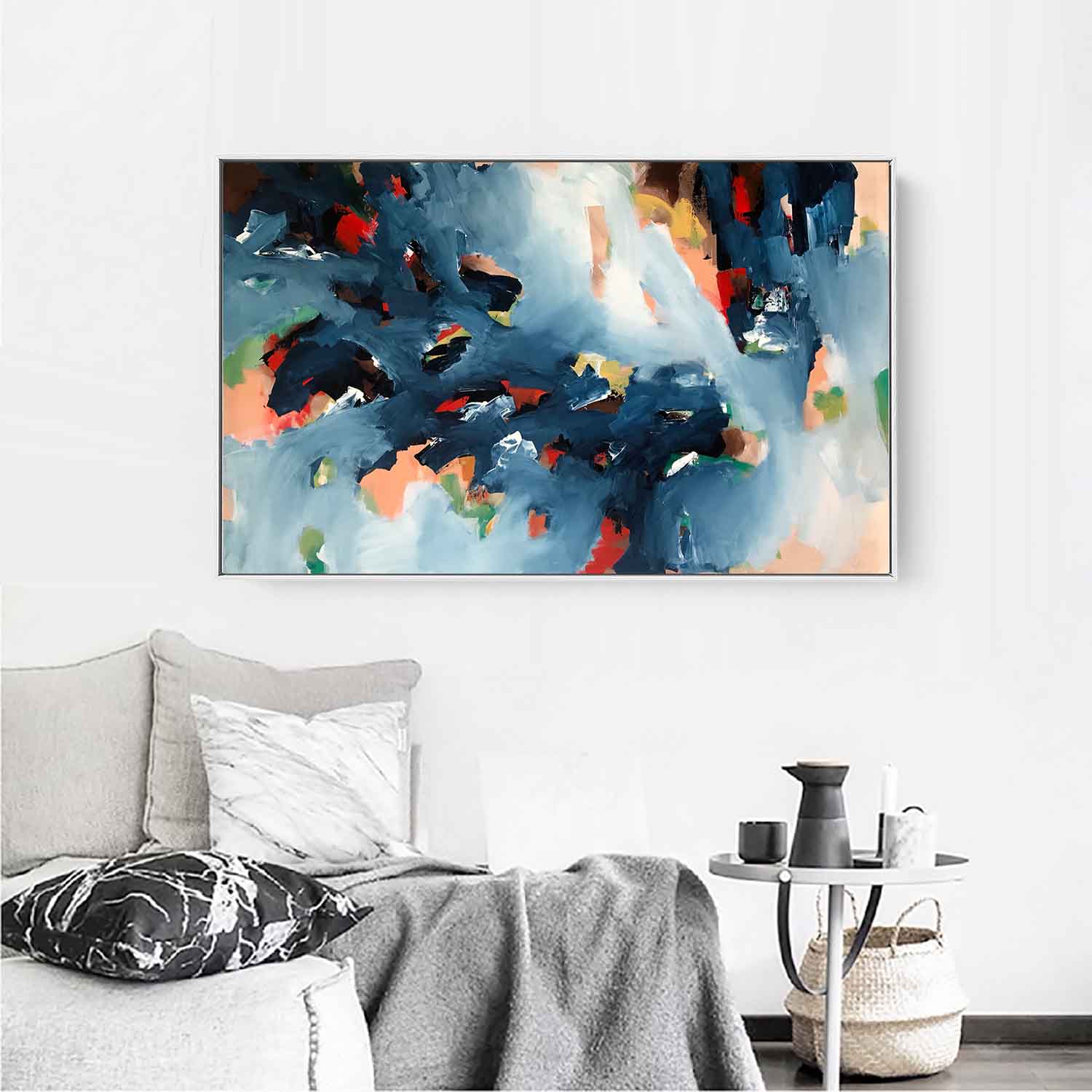 The Riverbank - 122x76 cm - Original Painting