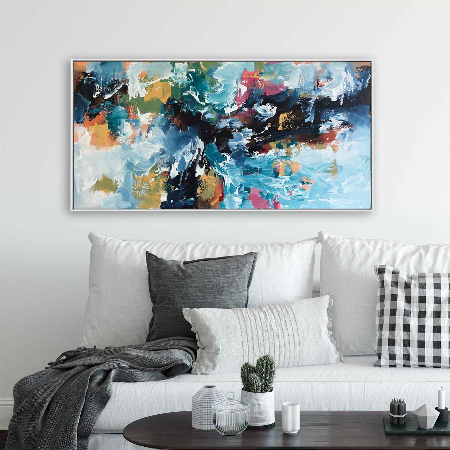 The Uncertain Path Part 2 - 102x50 cm - Original Painting