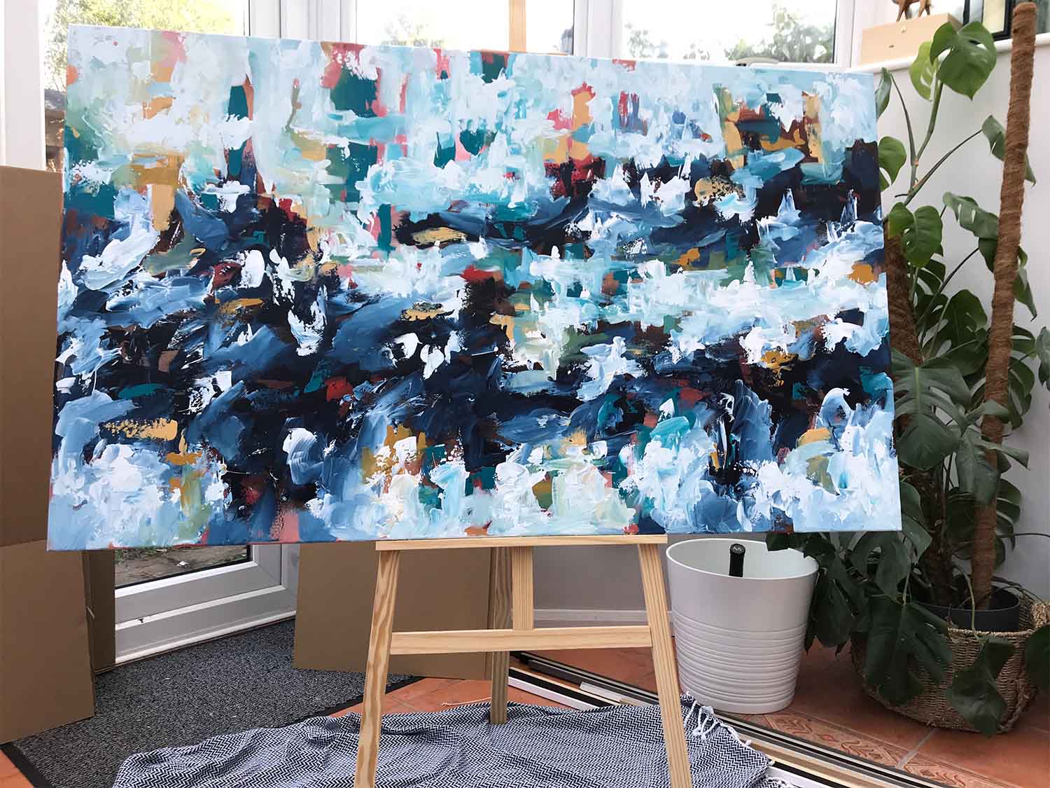The Risk Is Worth The Gain - 152x92 cm - Original Painting