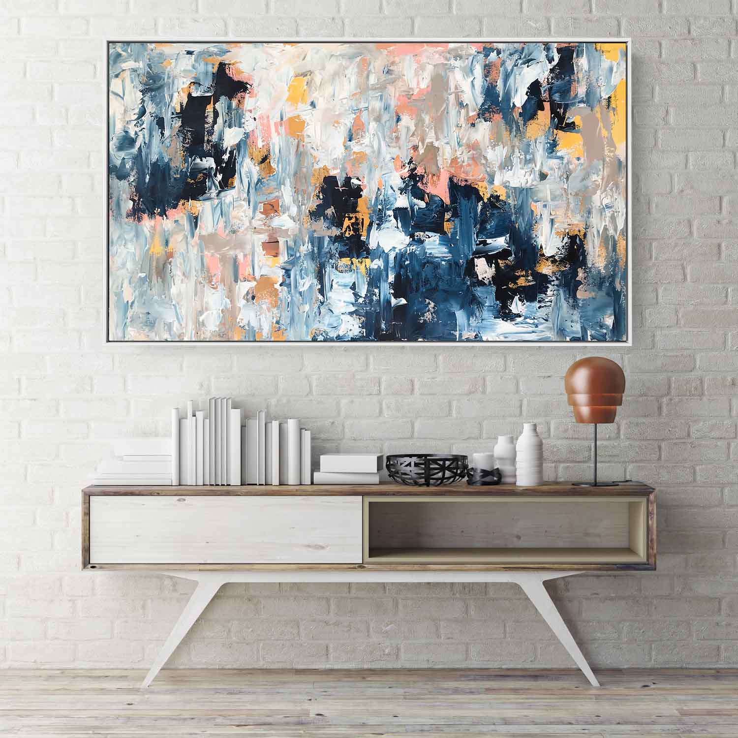 Through The Night - 122x70 cm - Original Painting