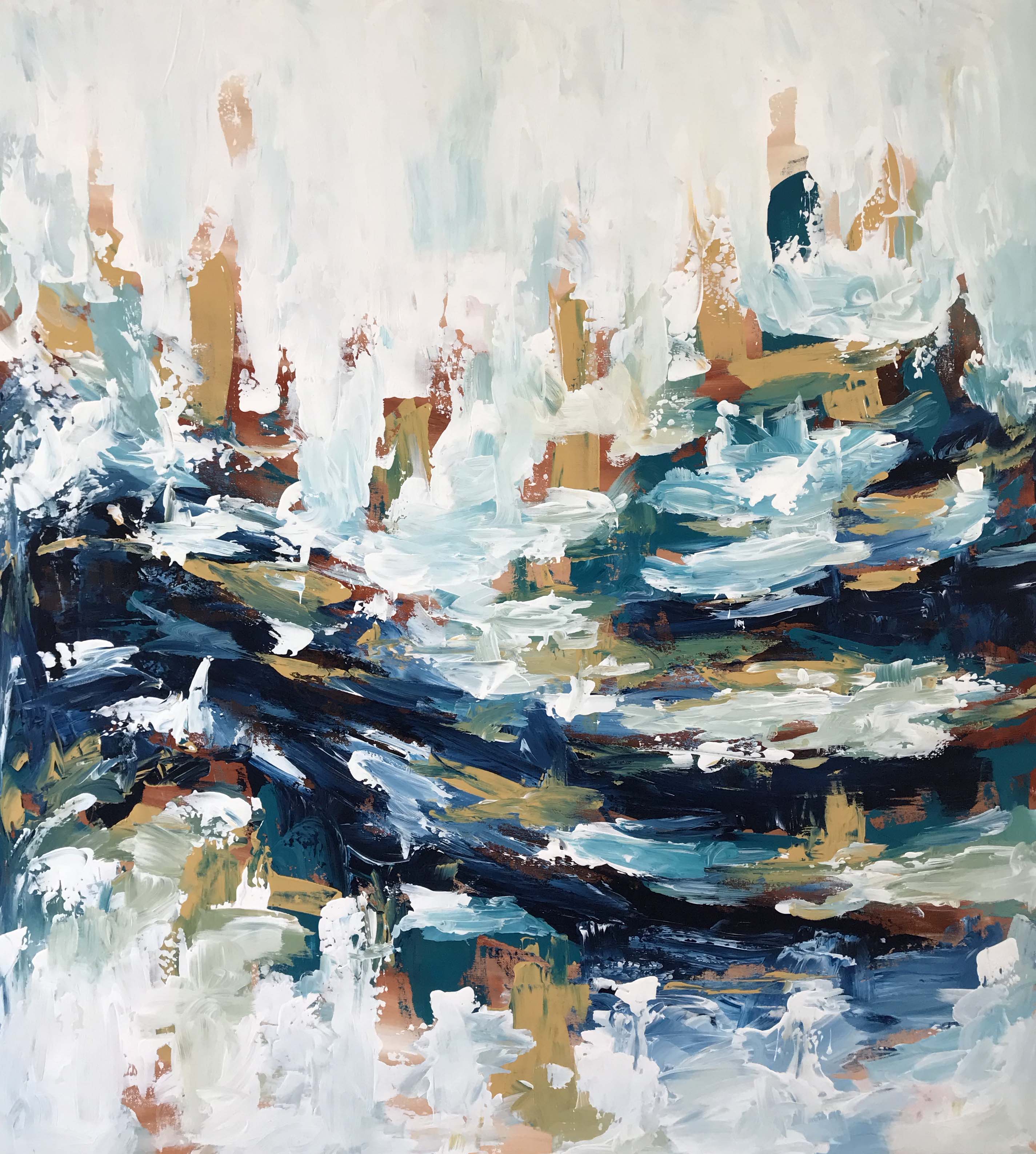 The Wave - 92x102 cm - Original Painting