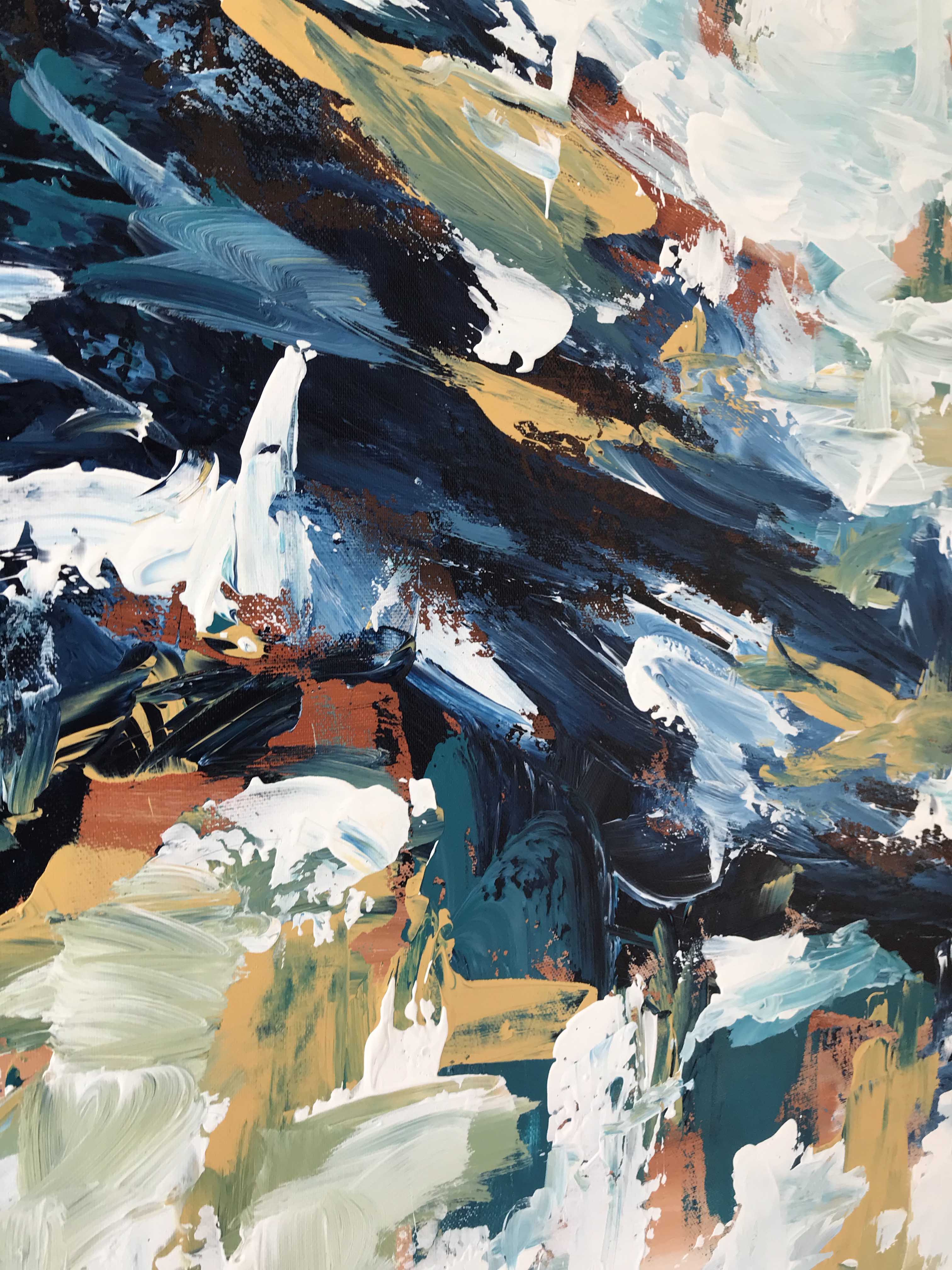The Wave - 92x102 cm - Original Painting