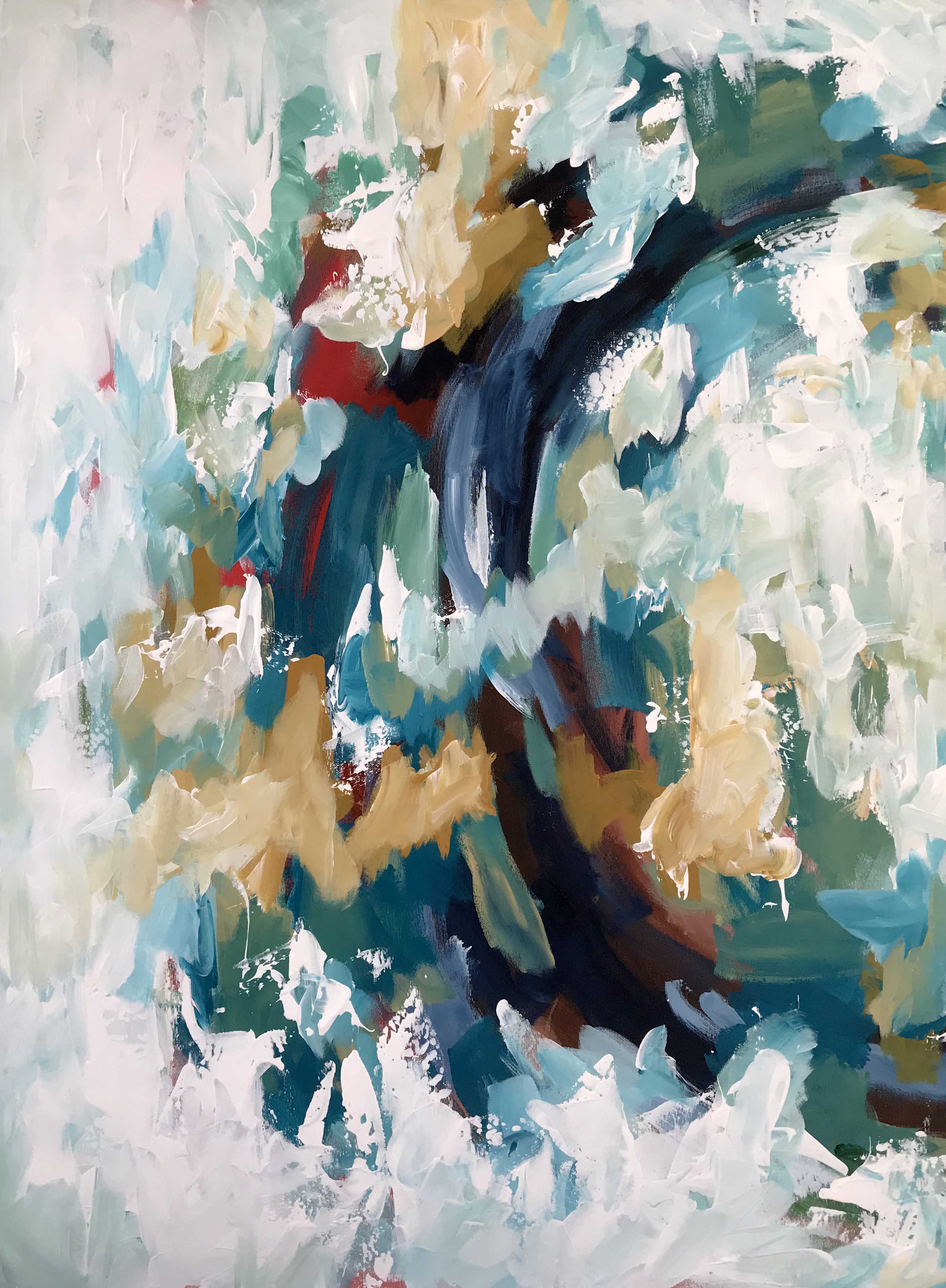 The Unwritten Rules - 152x102 cm - Original Painting-OmarObaid.com