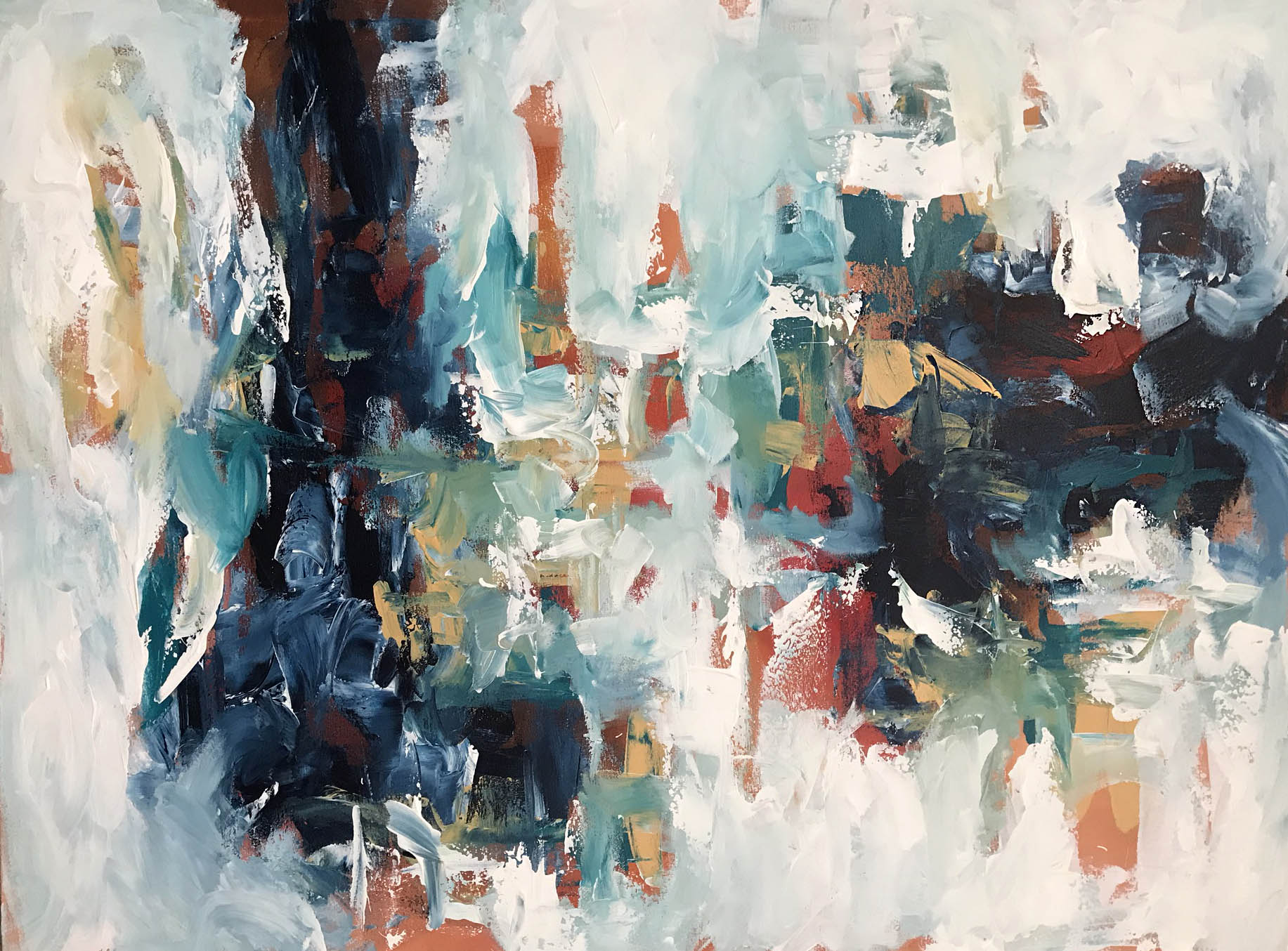 Transcendent - 122x90 cm - Original Painting-OmarObaid.com