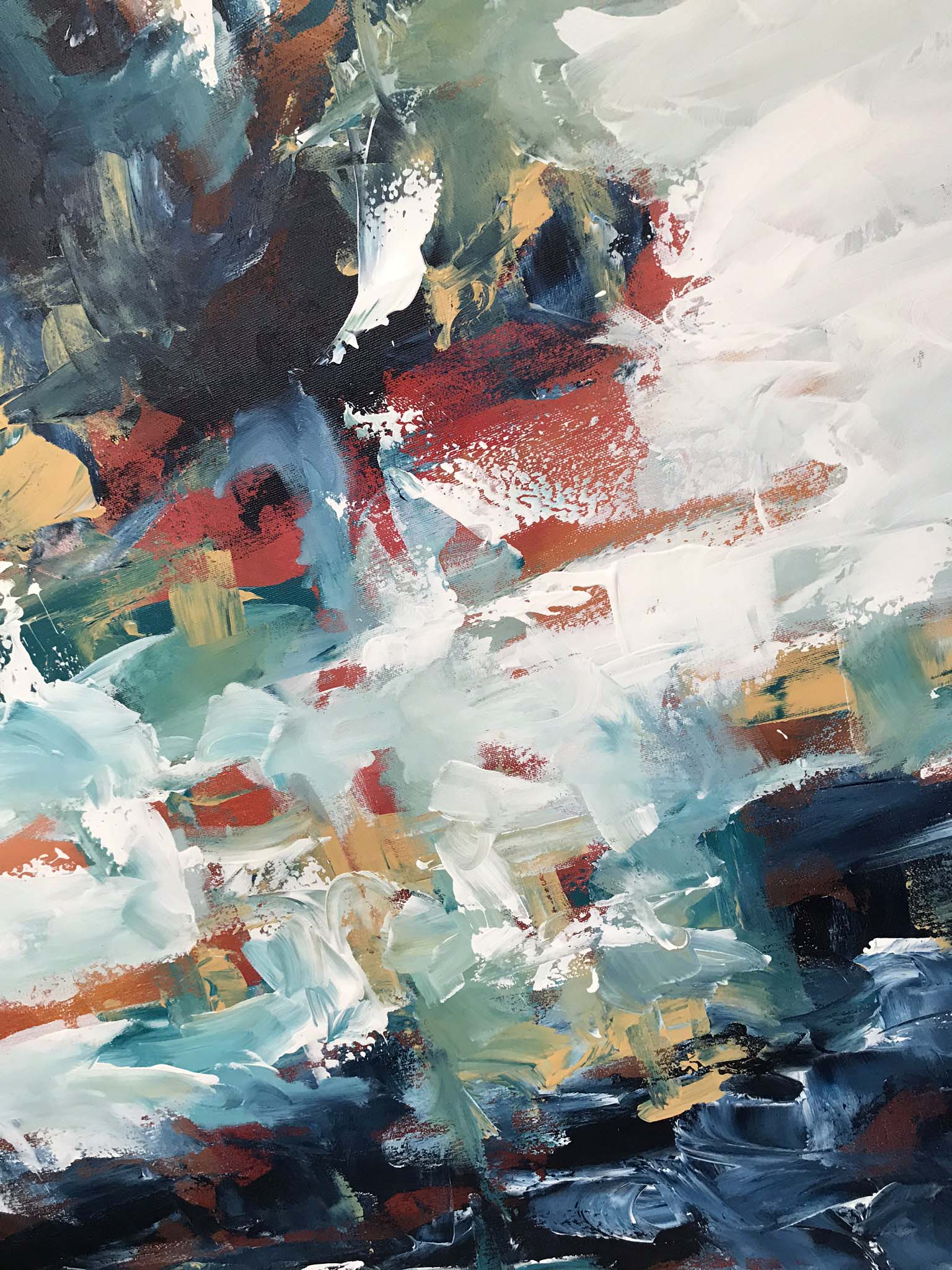 Transcendent - 122x90 cm - Original Painting-OmarObaid.com