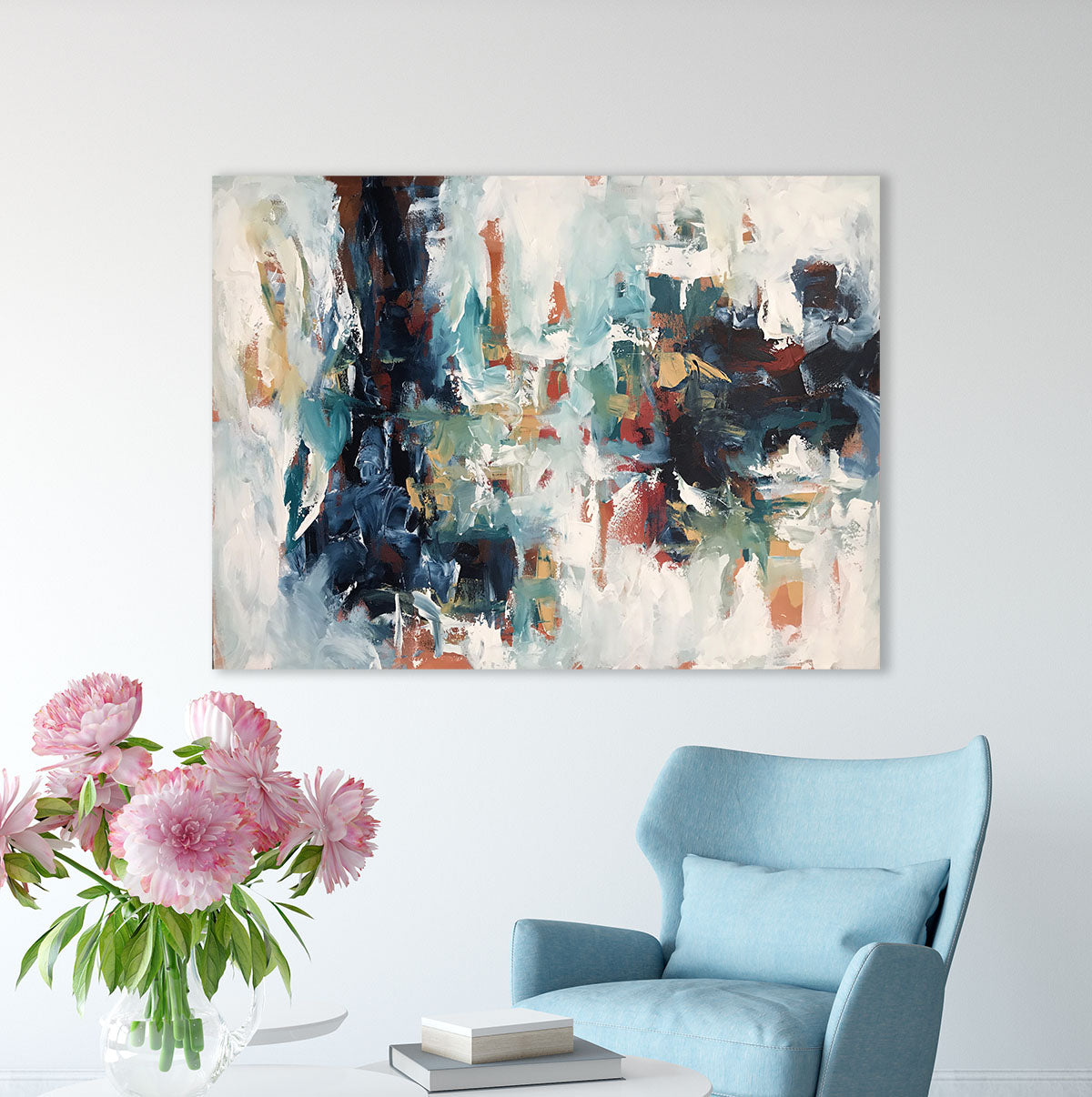 Transcendent - 122x90 cm - Original Painting-OmarObaid.com