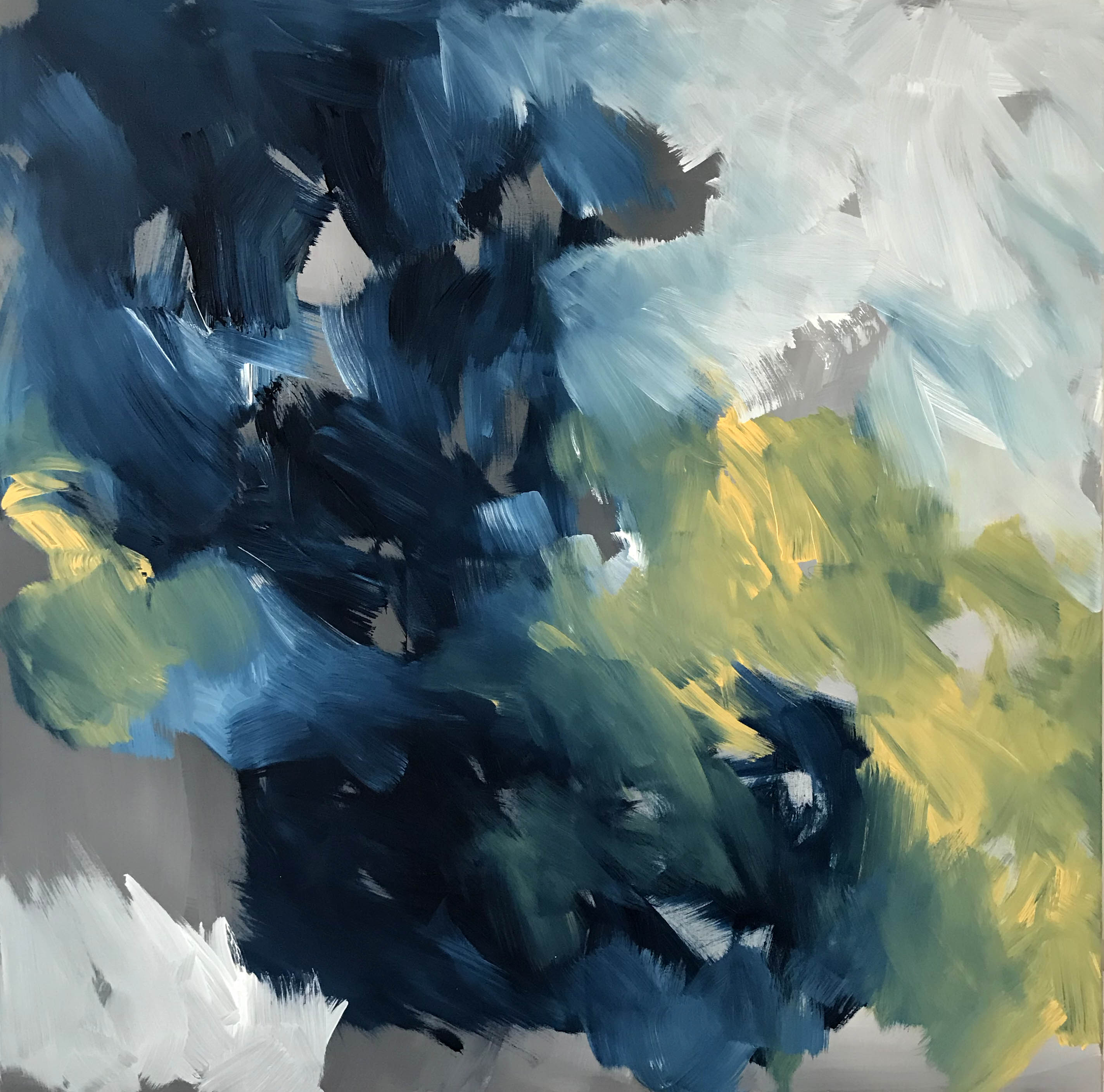 Turning Tide - 102x102 cm - Original Painting