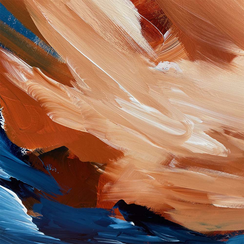 Untamed - 102x102 cm - Original Painting