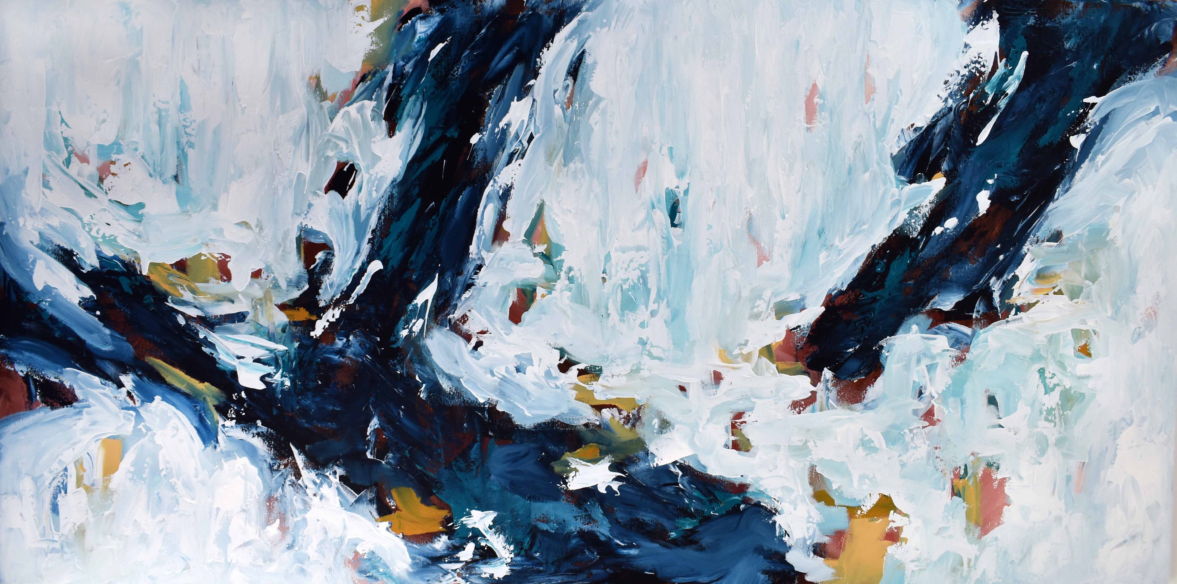 When Gravity Gives Way - 152x76 cm - Original Painting