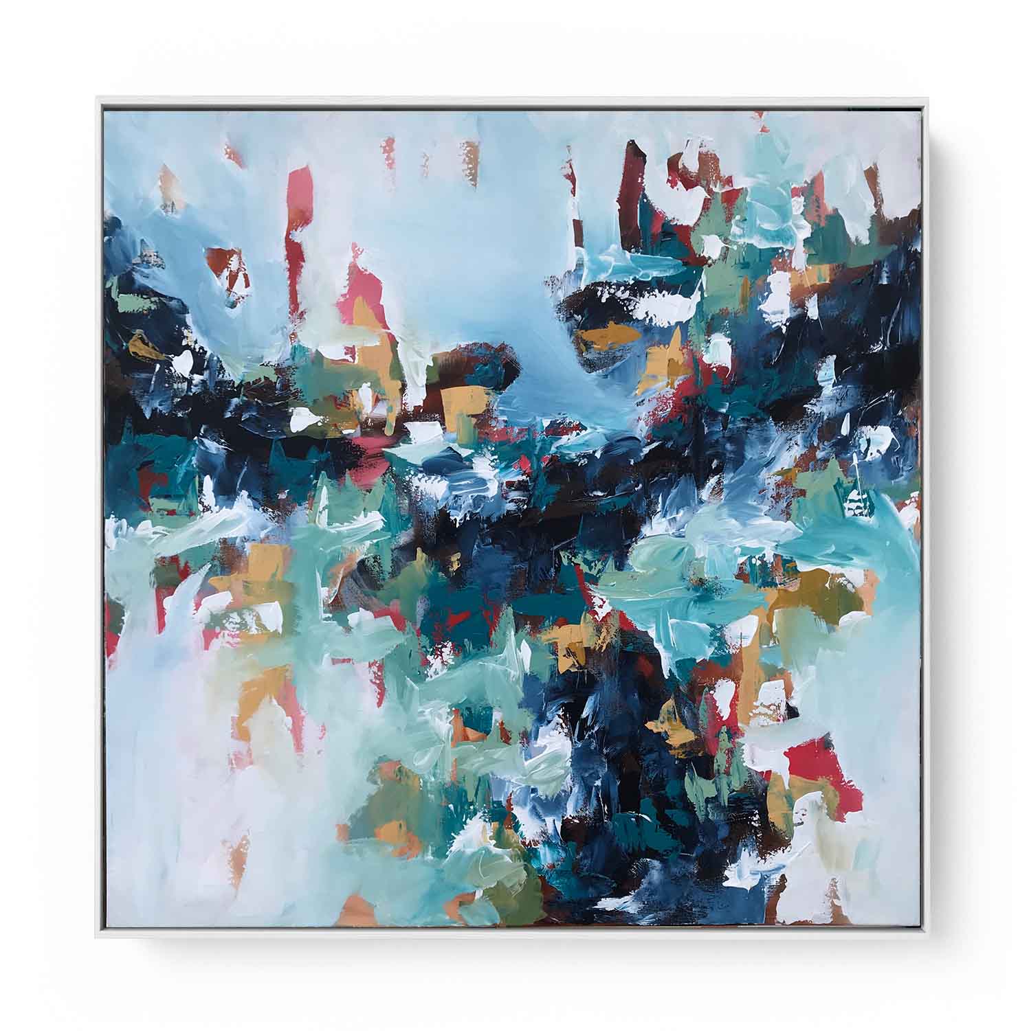 The World I Used To Know - 122x122 cm - Original Painting