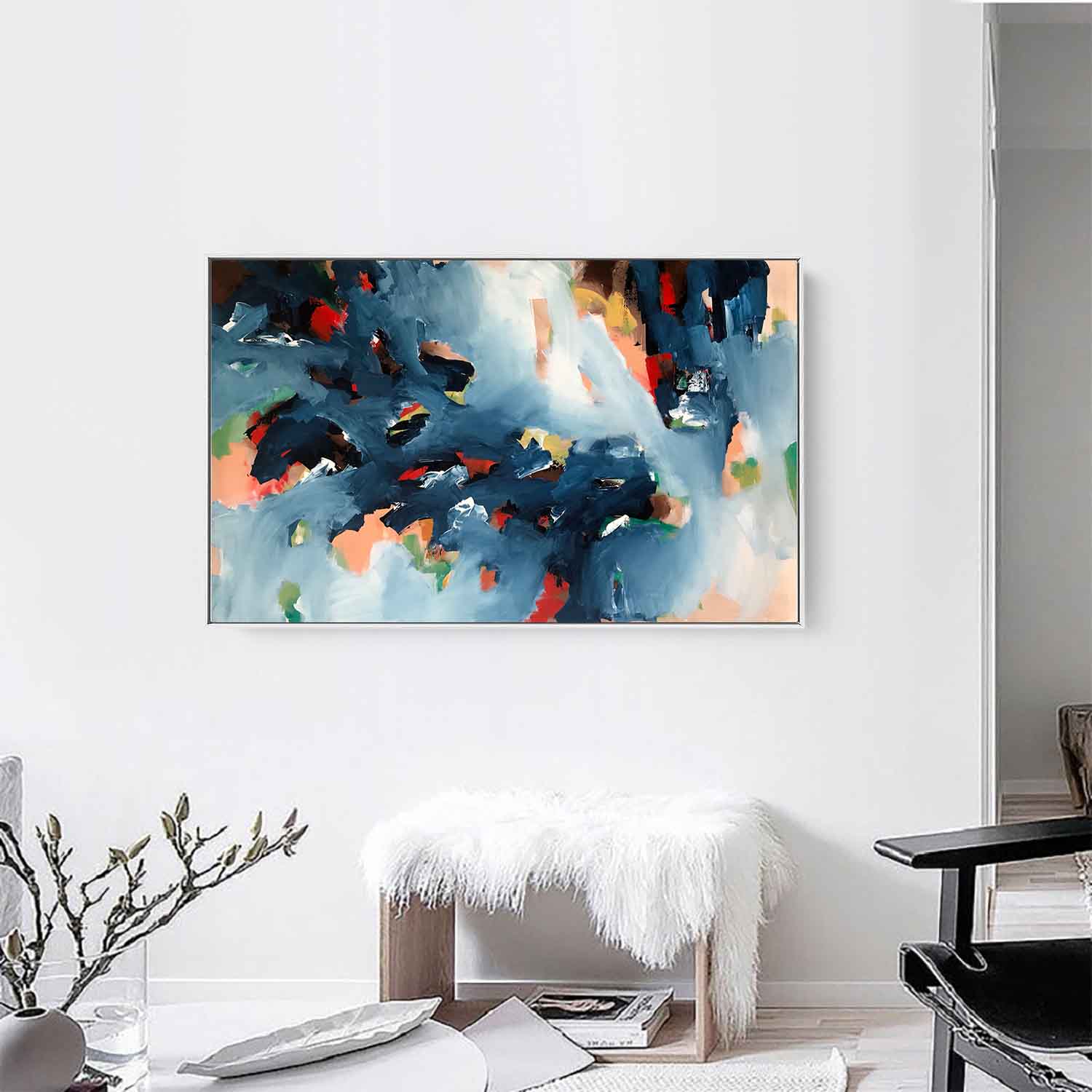 The Riverbank - 122x76 cm - Original Painting