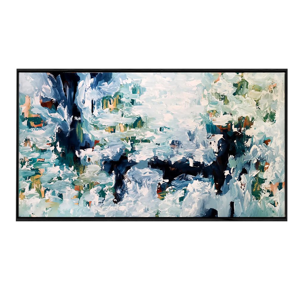 Wandering By The Pond - 180x90 cm - Original Painting