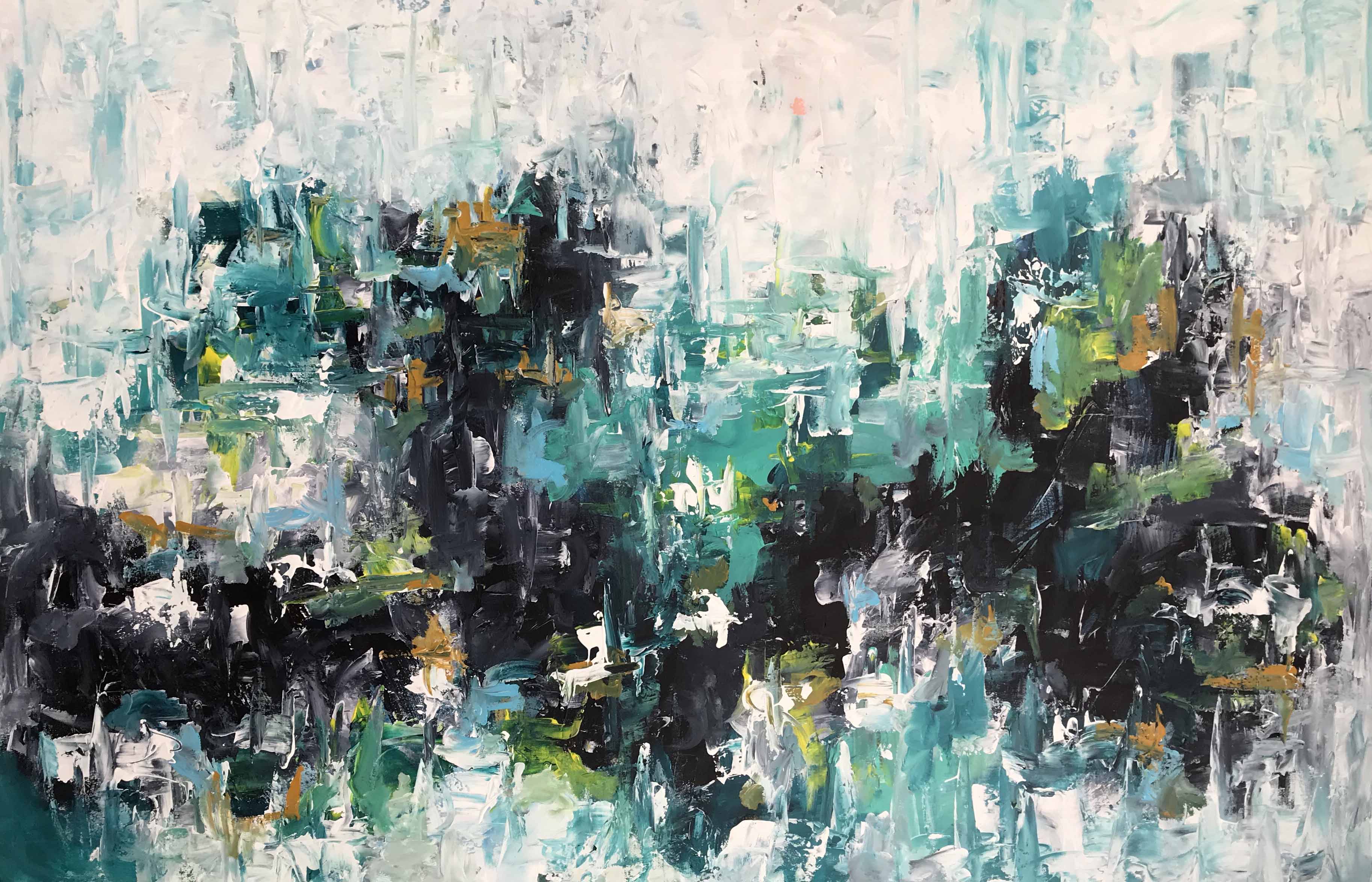 Unsung 2 - 152x102 cm - Original Painting-OmarObaid.com