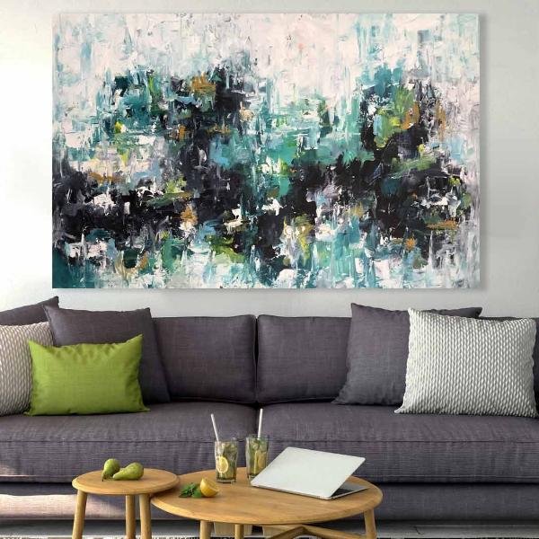 Unsung 2 - 152x102 cm - Original Painting-OmarObaid.com