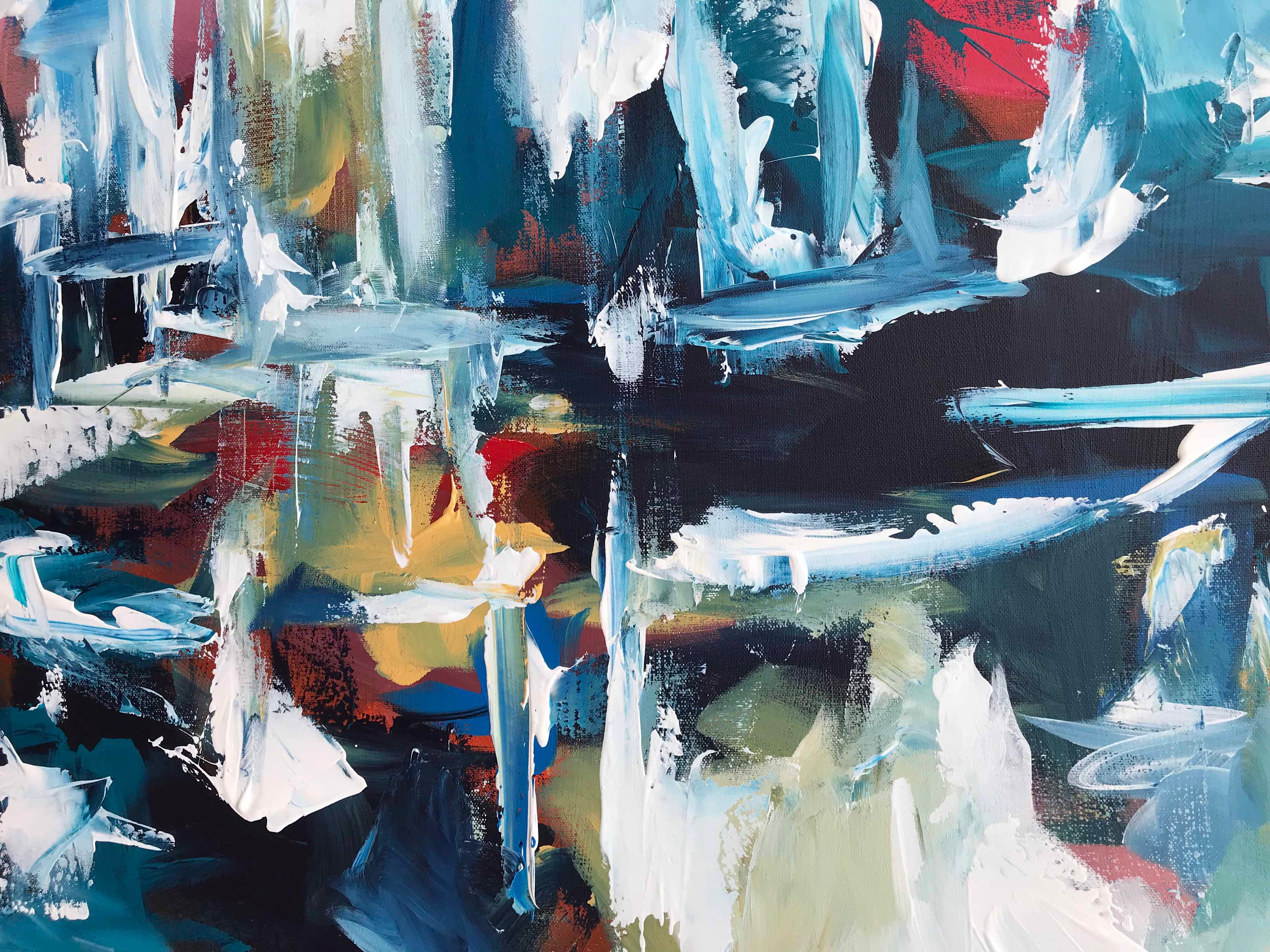 Under The Surface - 180x90 cm - Original Painting-OmarObaid.com