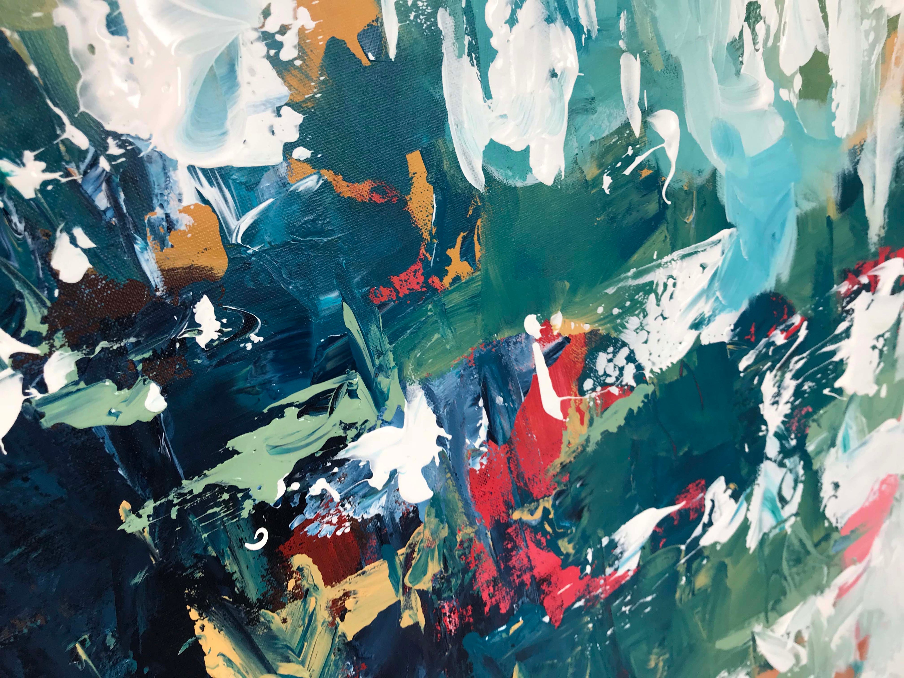Time Waits For No One - 122x102 cm - Original Painting-OmarObaid.com