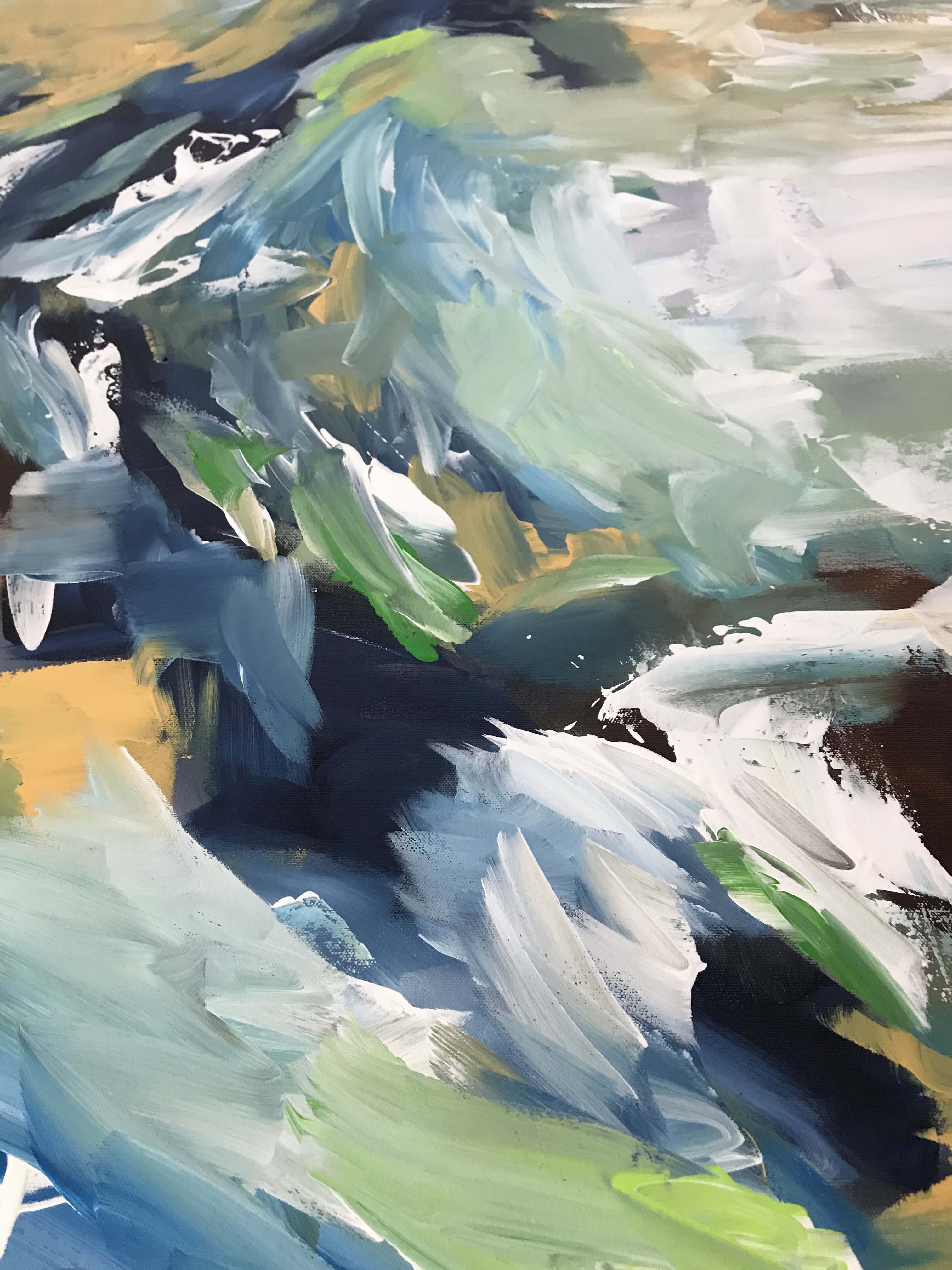 Time - 152x100 cm - Original Painting-OmarObaid.com