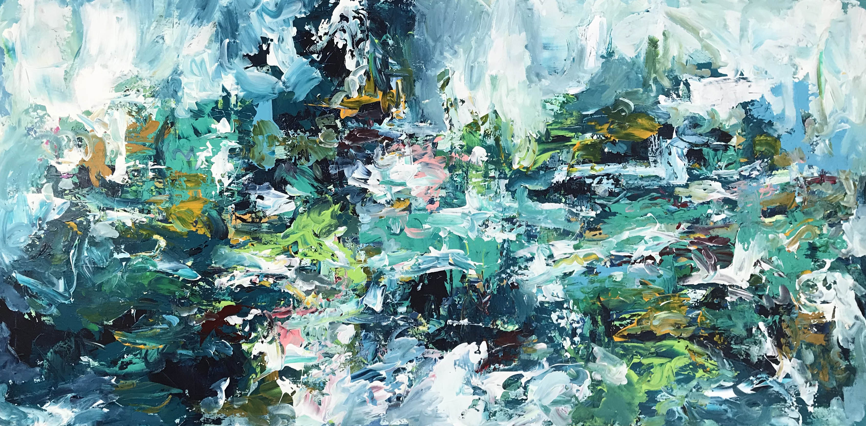 Whatever It Takes - 152x76 cm - Original Painting-OmarObaid.com