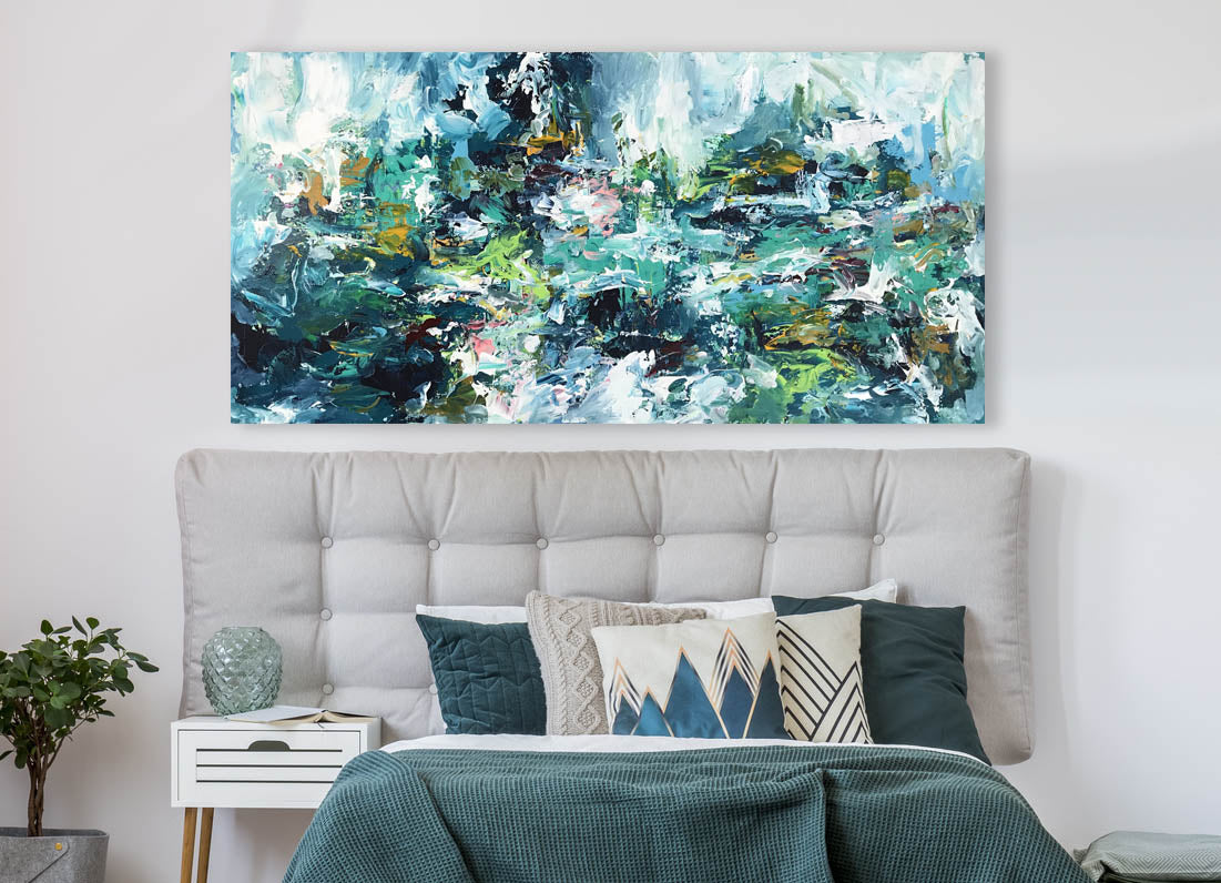 Whatever It Takes - 152x76 cm - Original Painting-OmarObaid.com