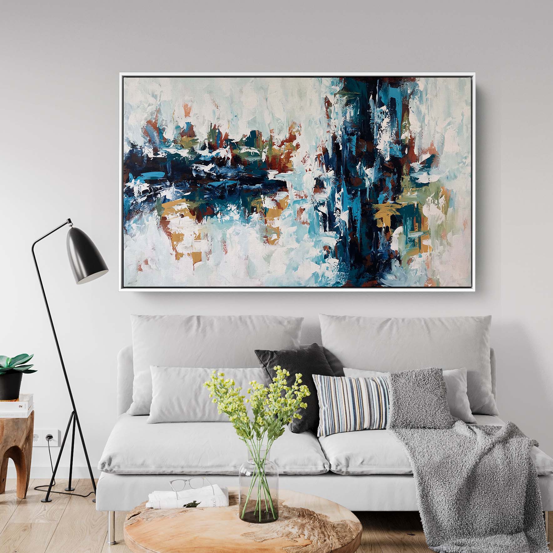 The Waterfall 3 - 152x92 cm - Original Painting