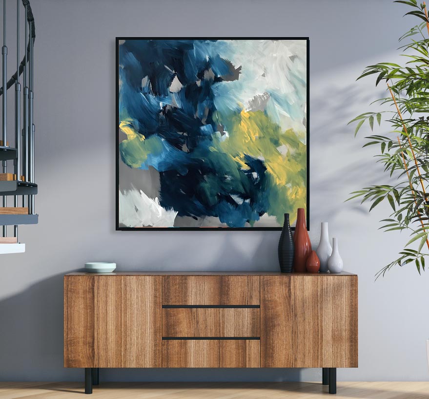 Turning Tide - 102x102 cm - Original Painting