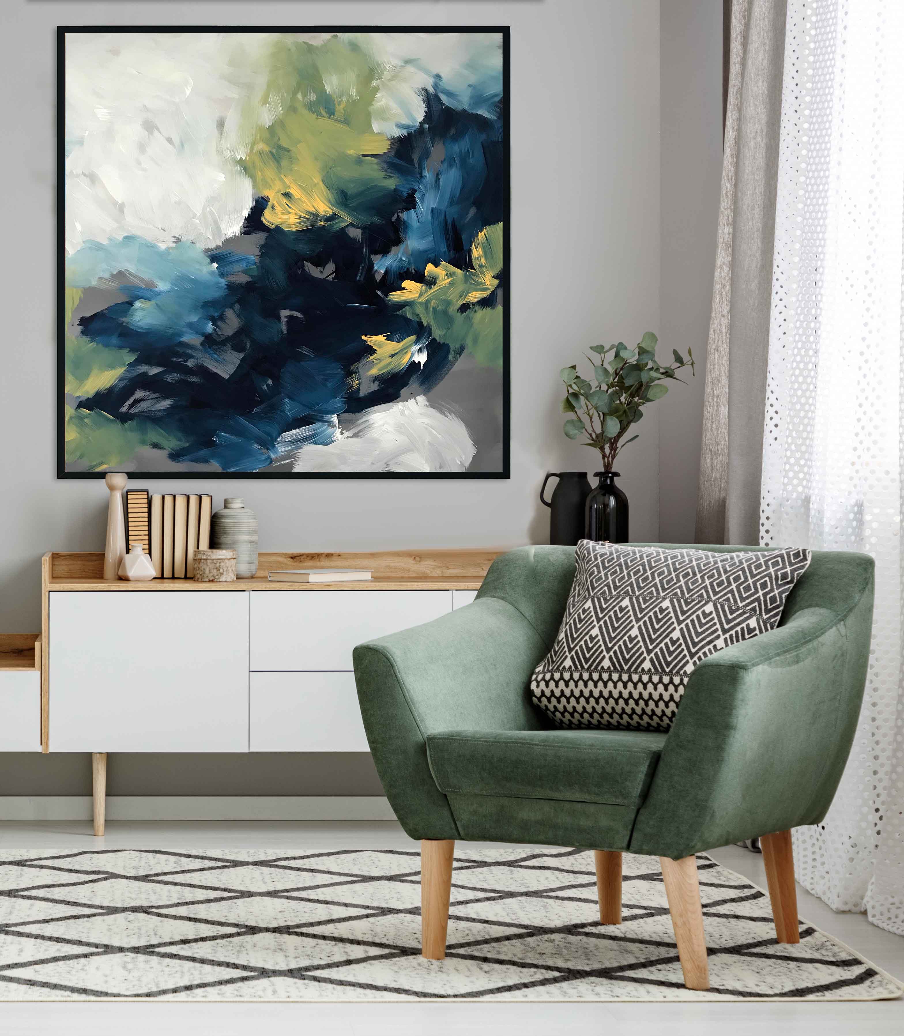 Turning Tide 2 - 102x102 cm - Original Painting