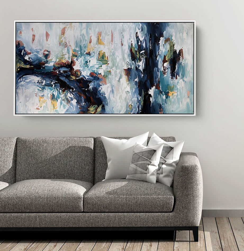 The Waterfall 2 - 152x76 cm - Original Painting