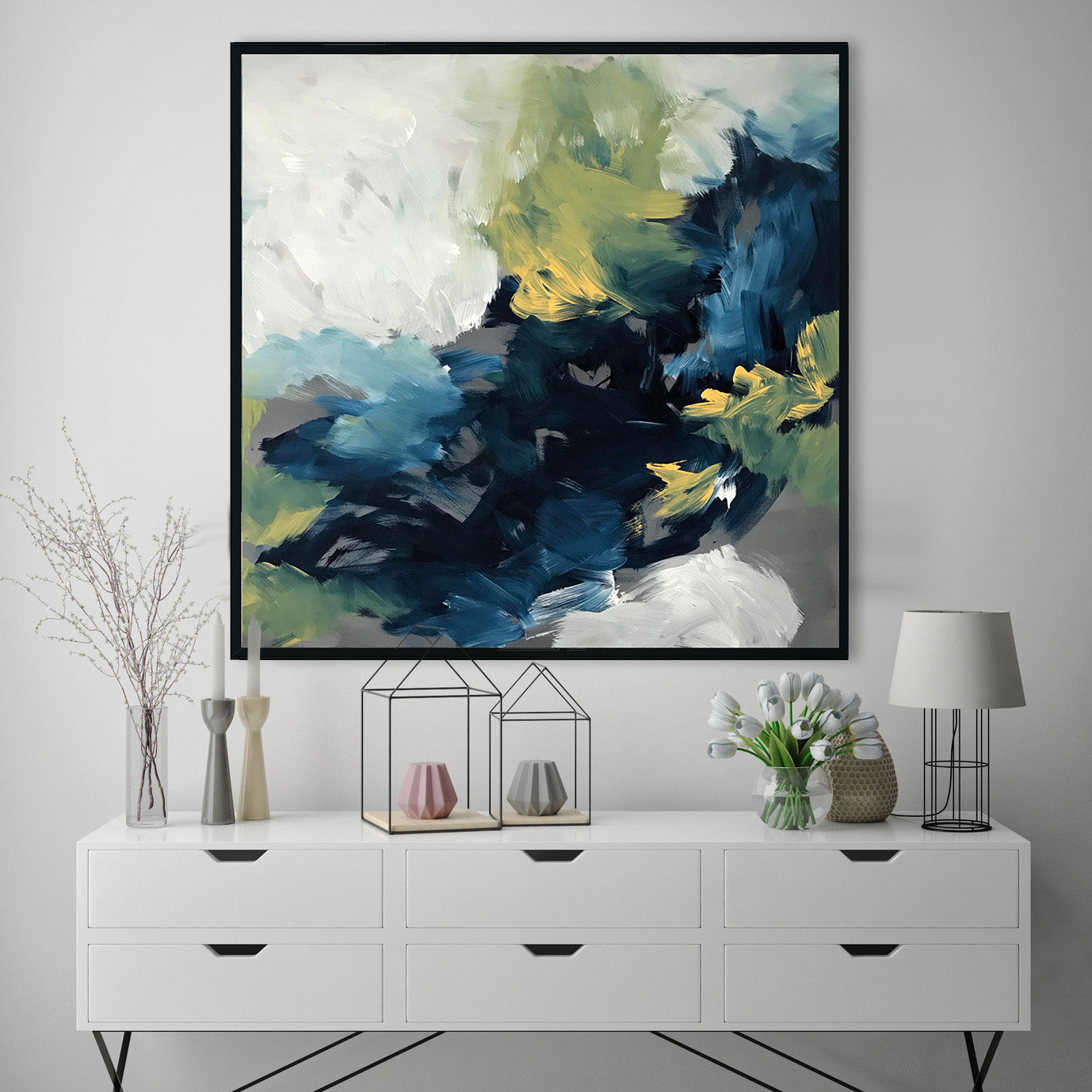 Turning Tide 2 - 102x102 cm - Original Painting