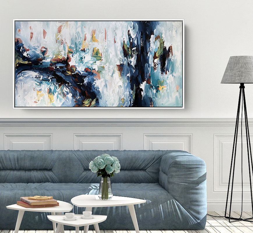 The Waterfall 2 - 152x76 cm - Original Painting