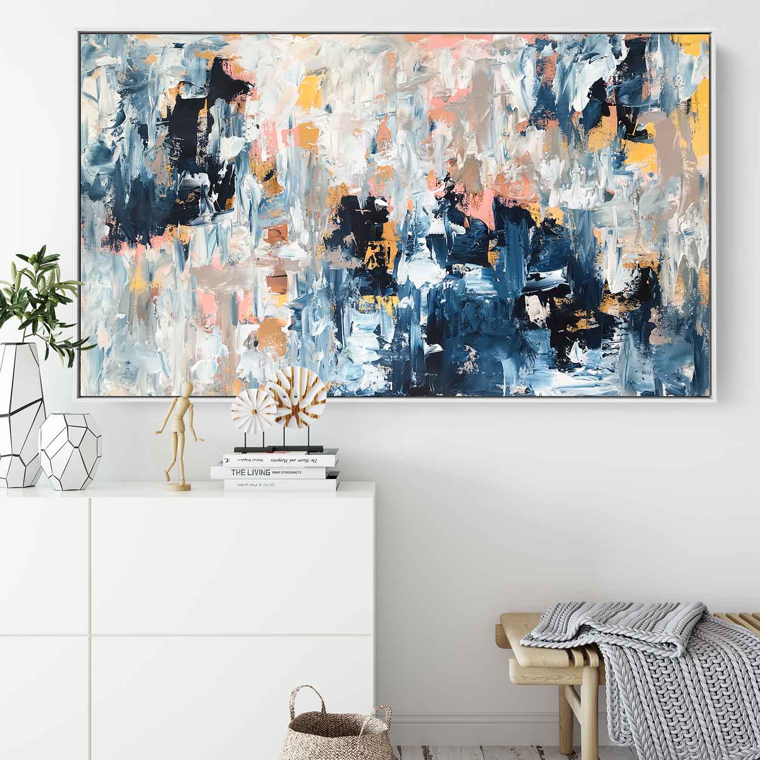 Through The Night - 122x70 cm - Original Painting
