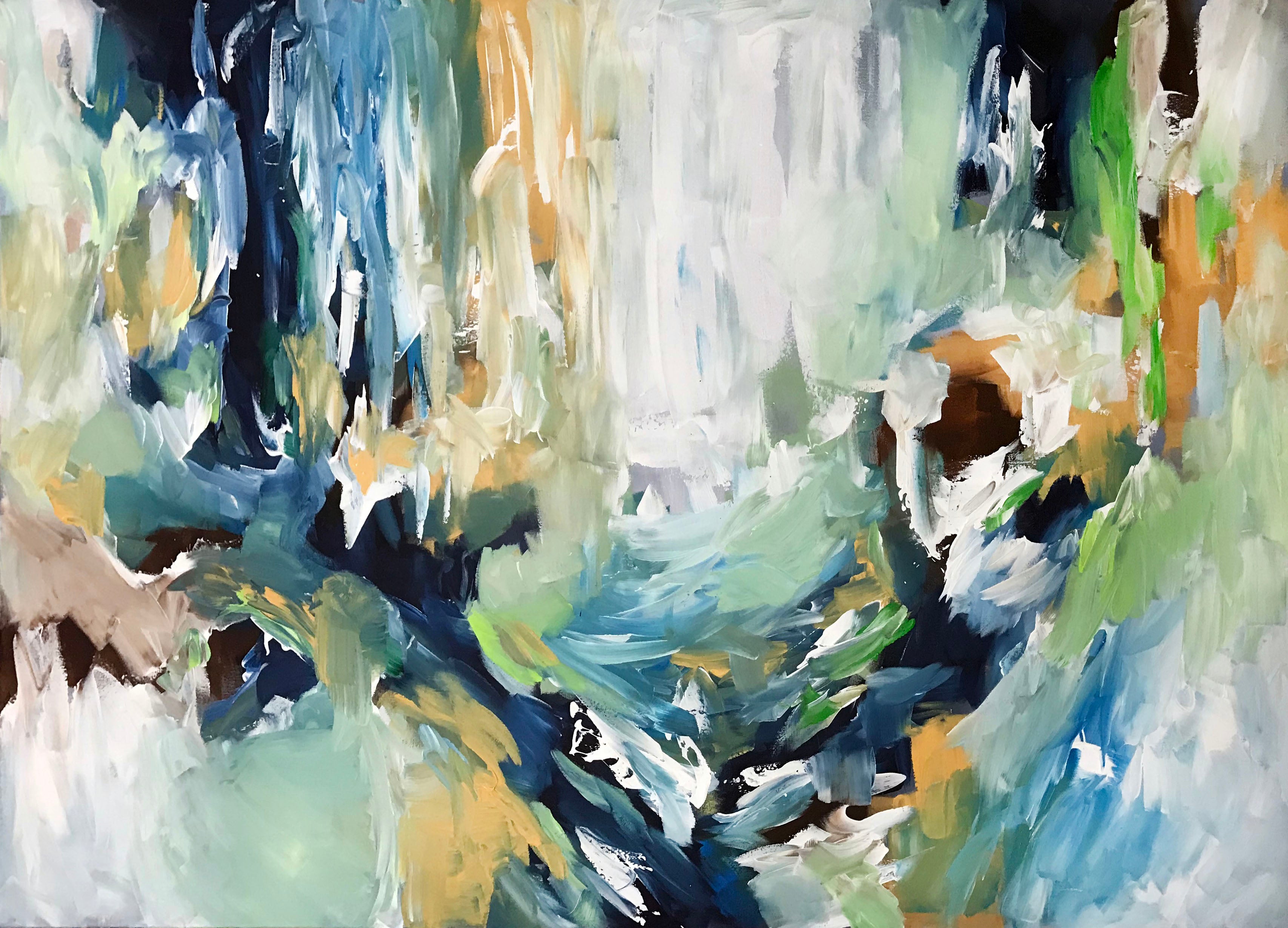 Time - 152x100 cm - Original Painting-OmarObaid.com
