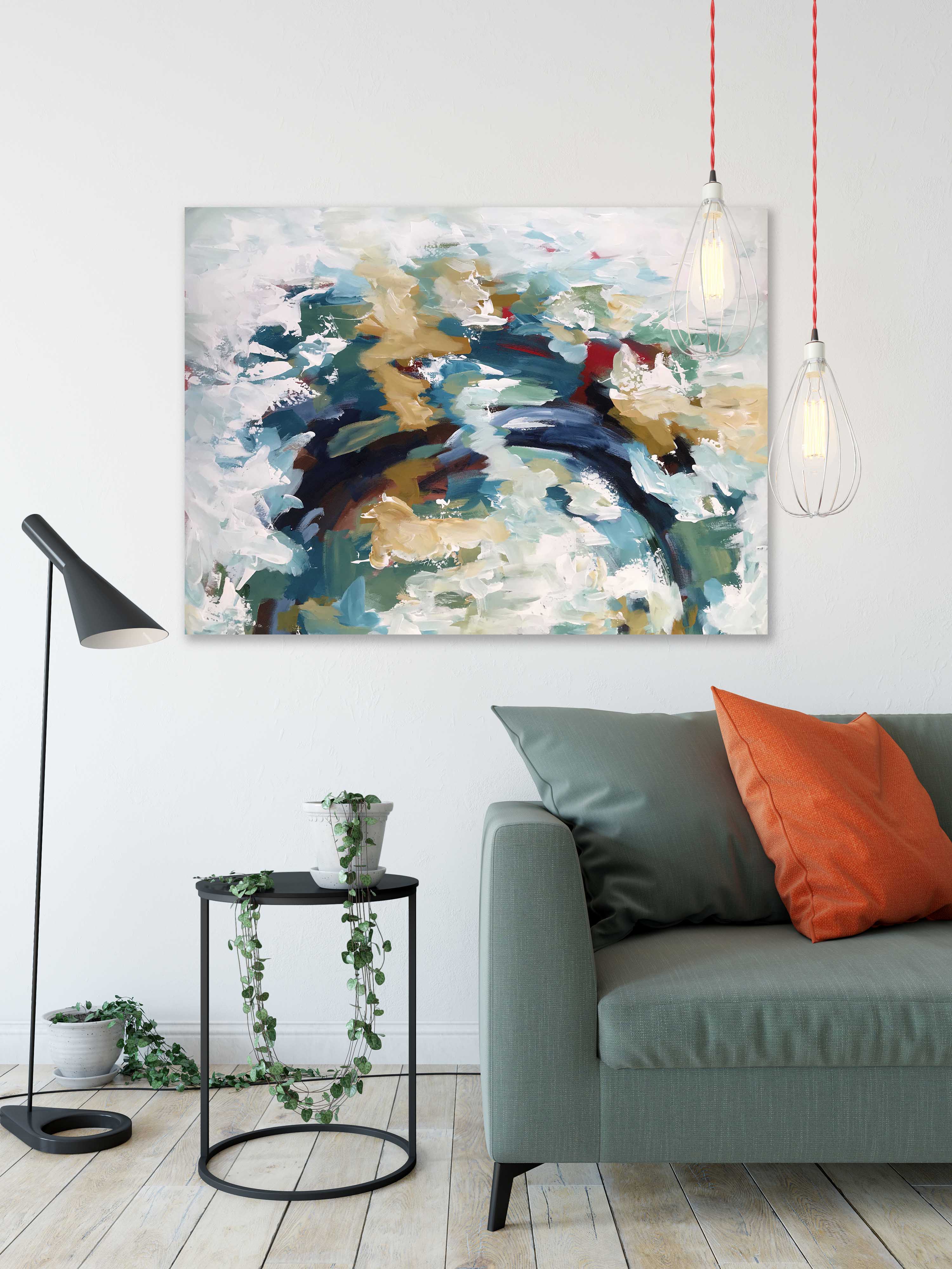 The Unwritten Rules Part 1 - 102x76 cm - Original Painting