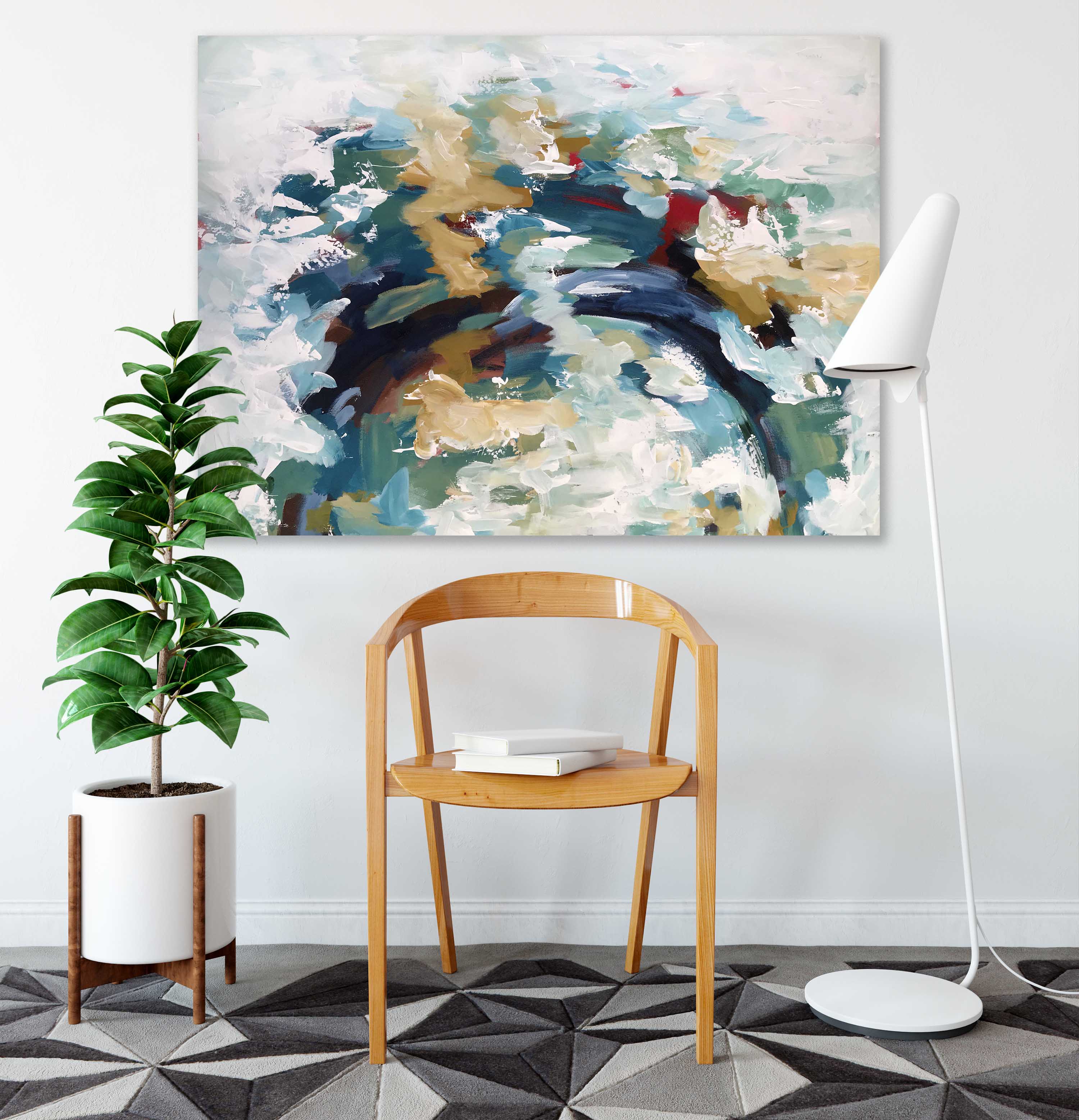 The Unwritten Rules Part 1 - 102x76 cm - Original Painting