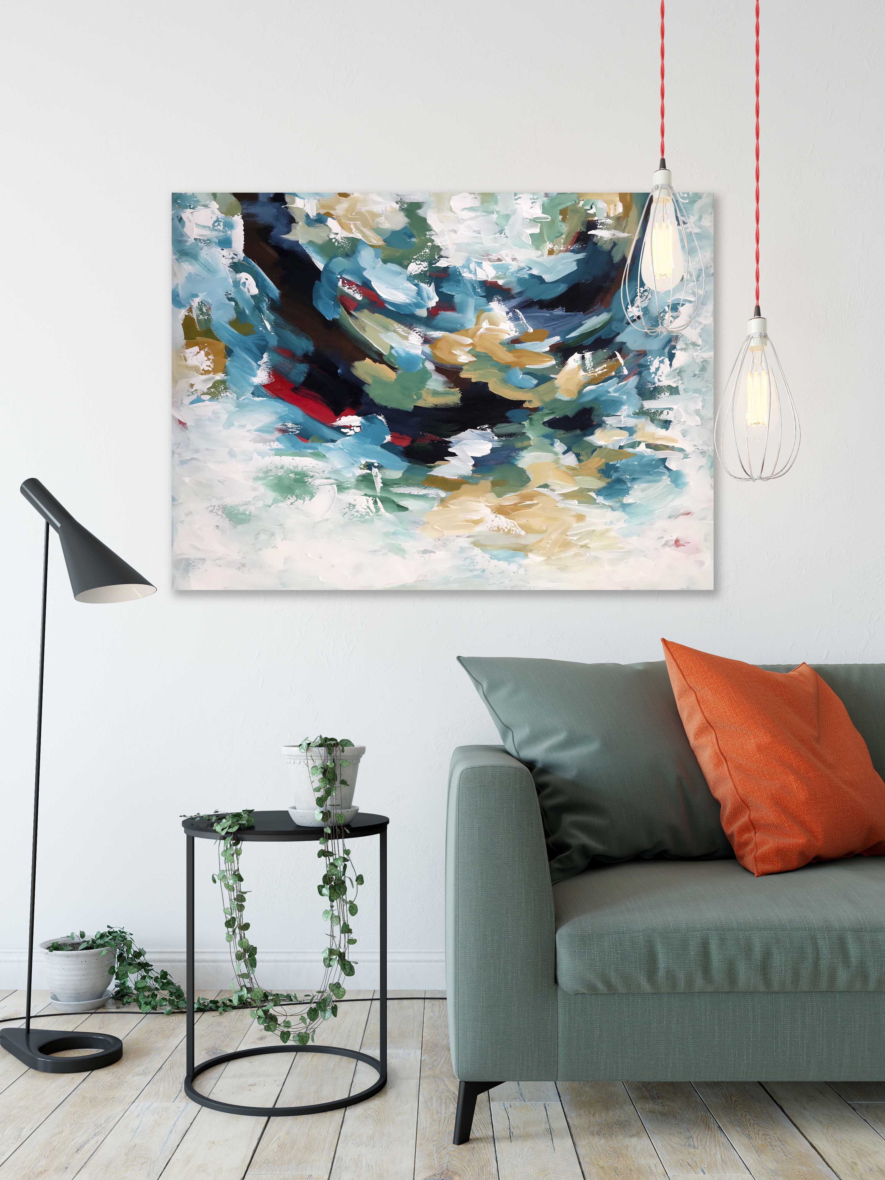 The Unwritten Rules Part 2 - 102x76 cm - Original Painting